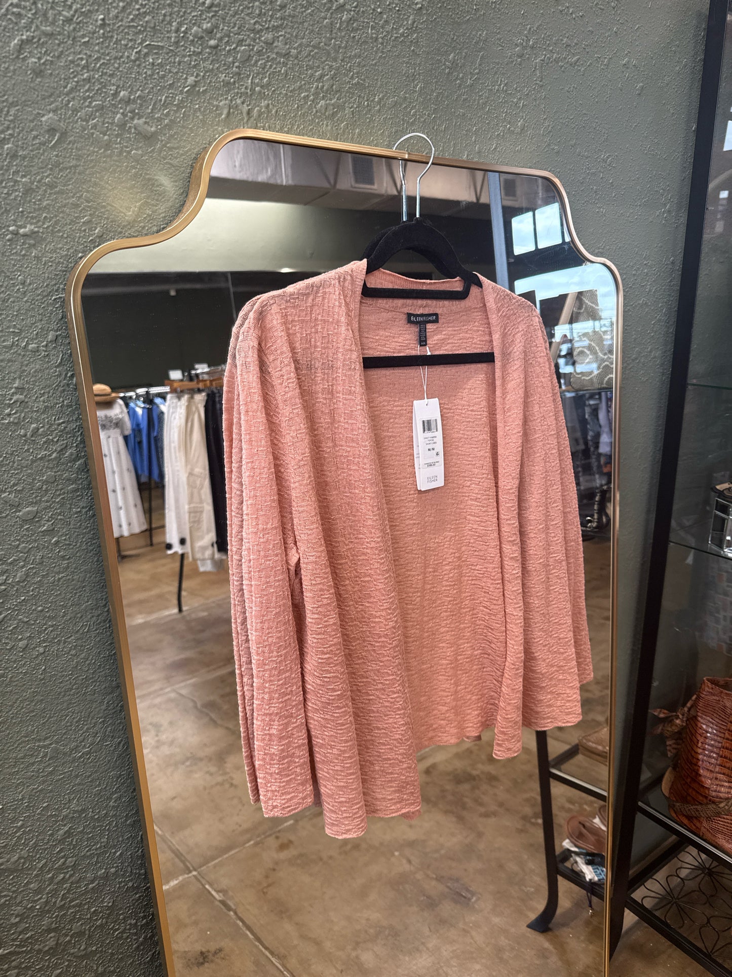 EILEEN FISHER Size M Coral Sweater