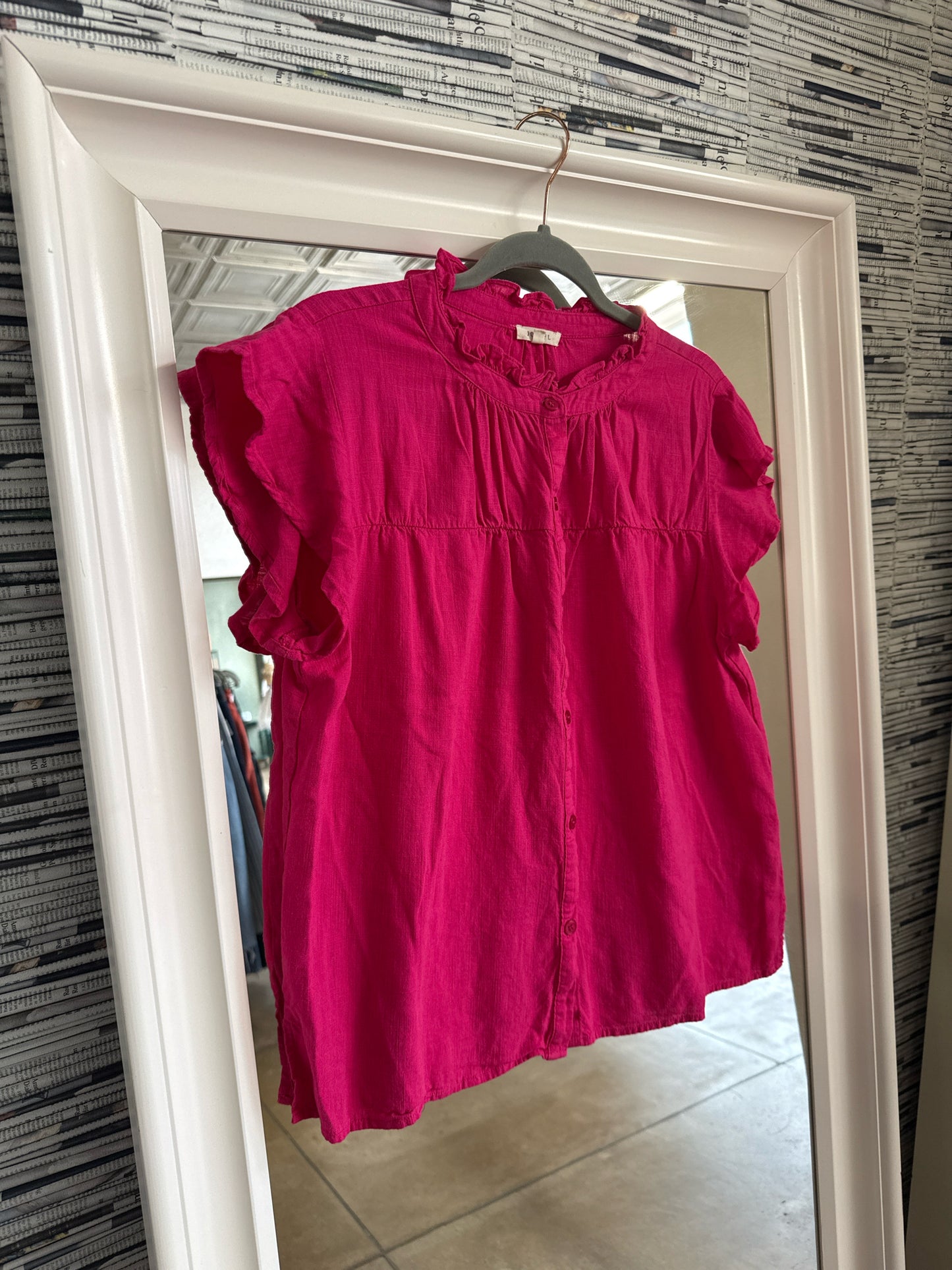 Jodifl Size L Pink Top
