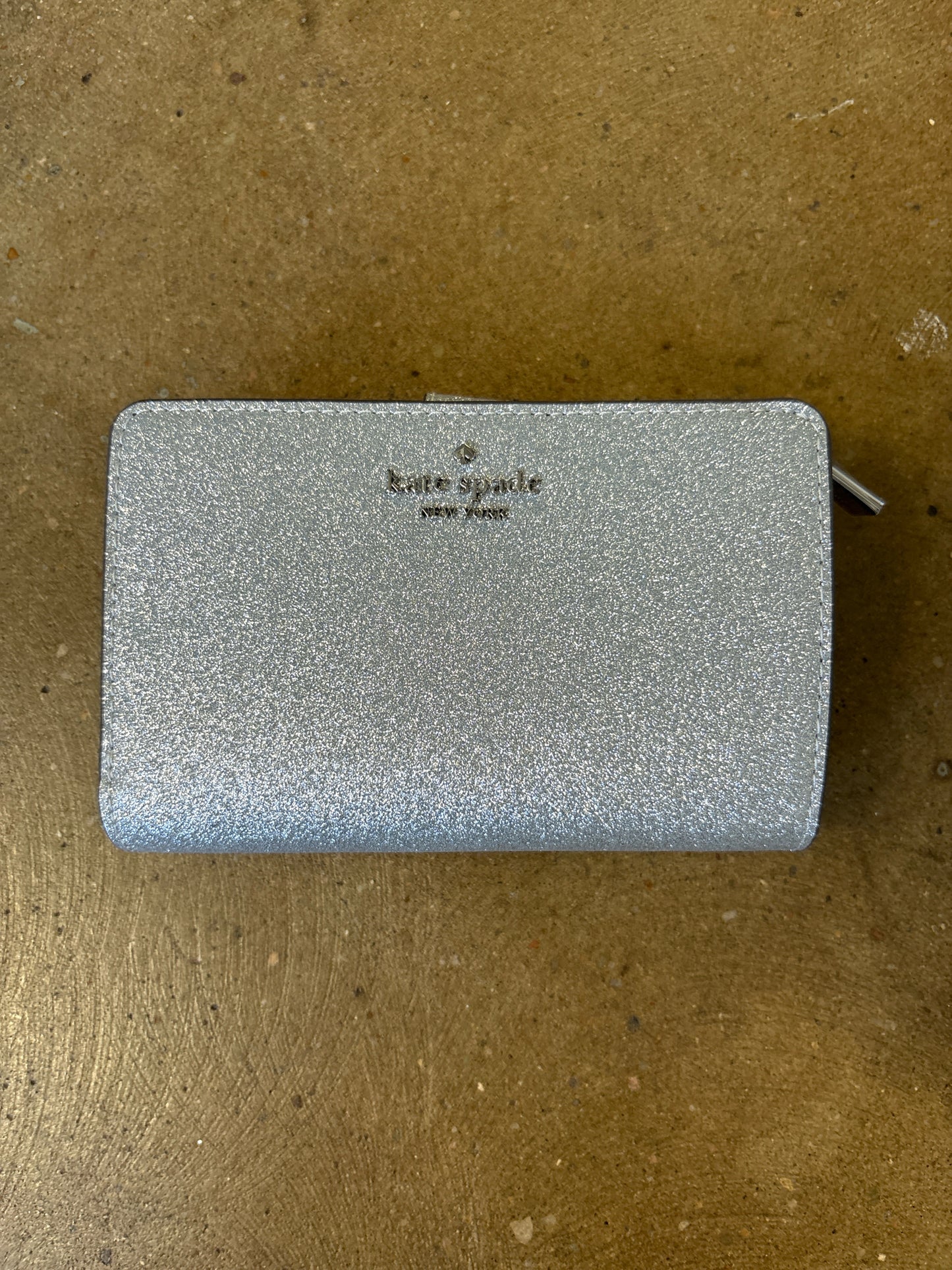 Kate Spade Silver Wallet/Wristlet