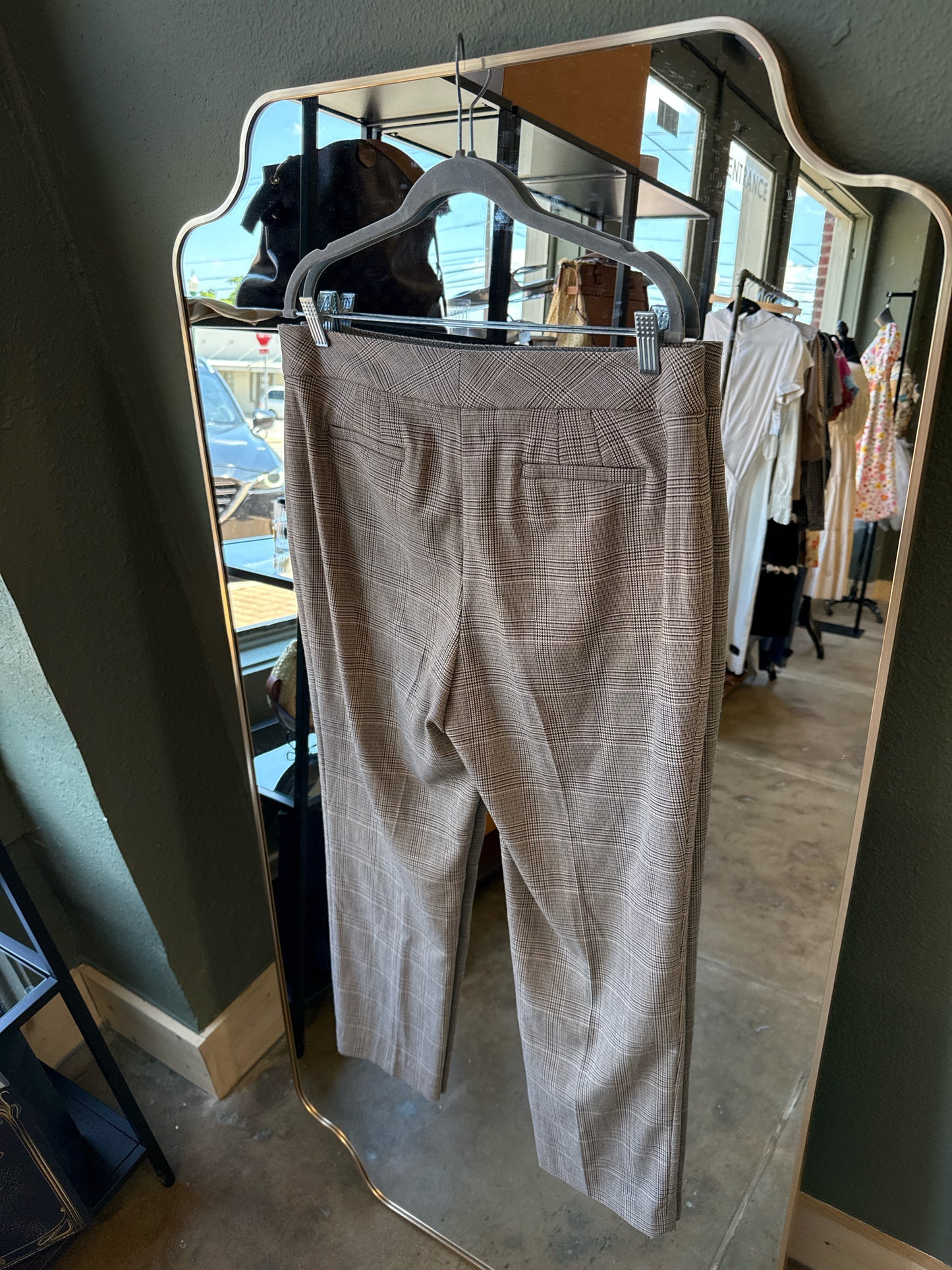 CALVIN KLEIN Size 10 multi Plaid Pants