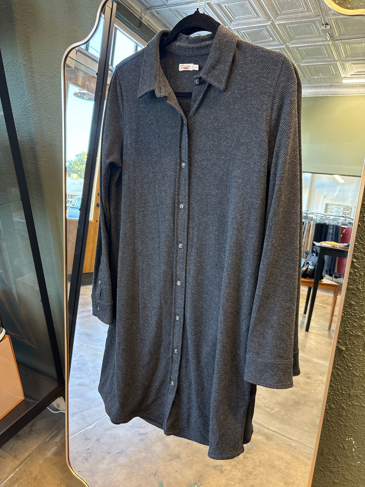 Faherty Size M Black Dress