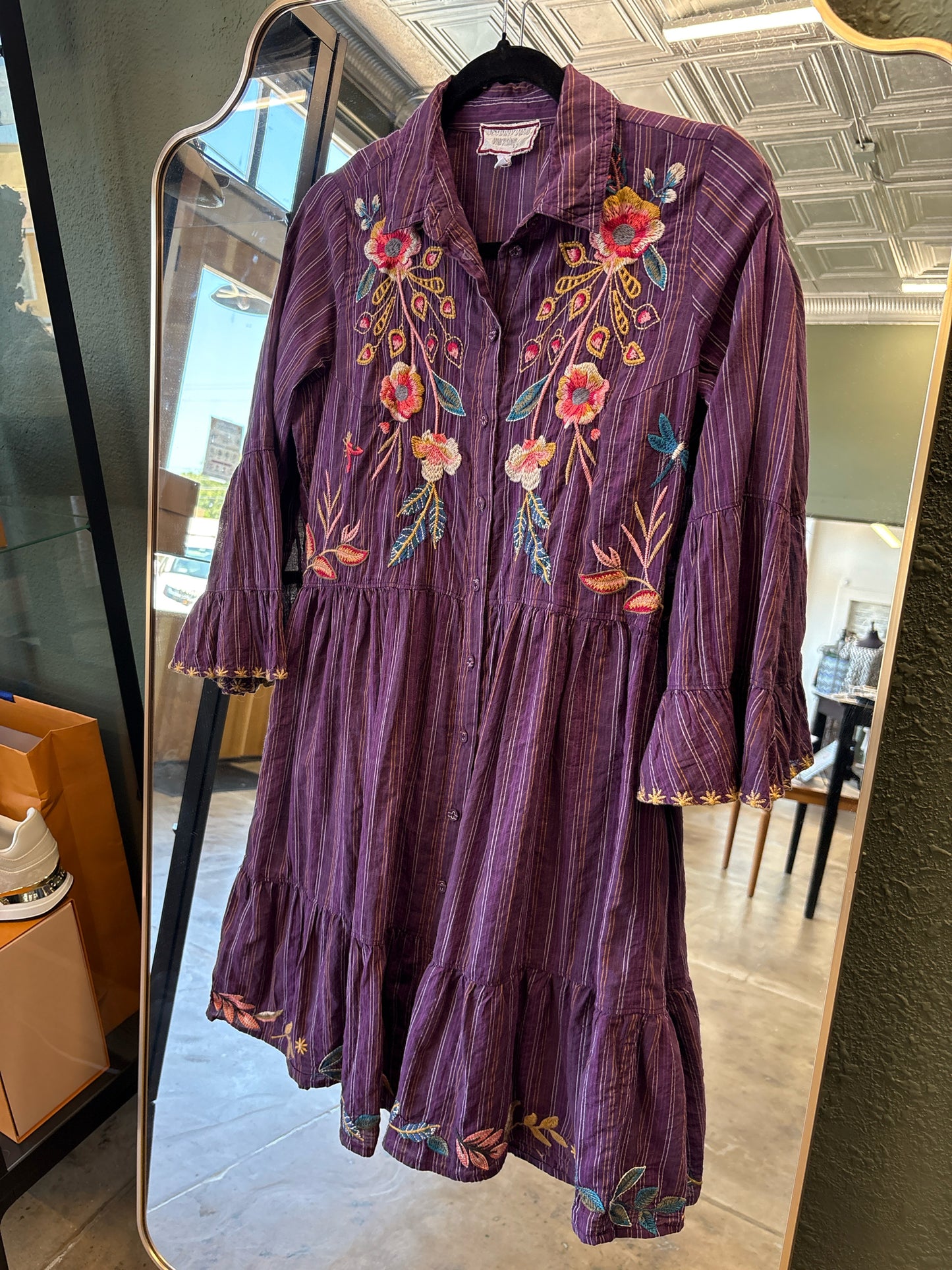 Johnny Was Size XS purple multi Dress
