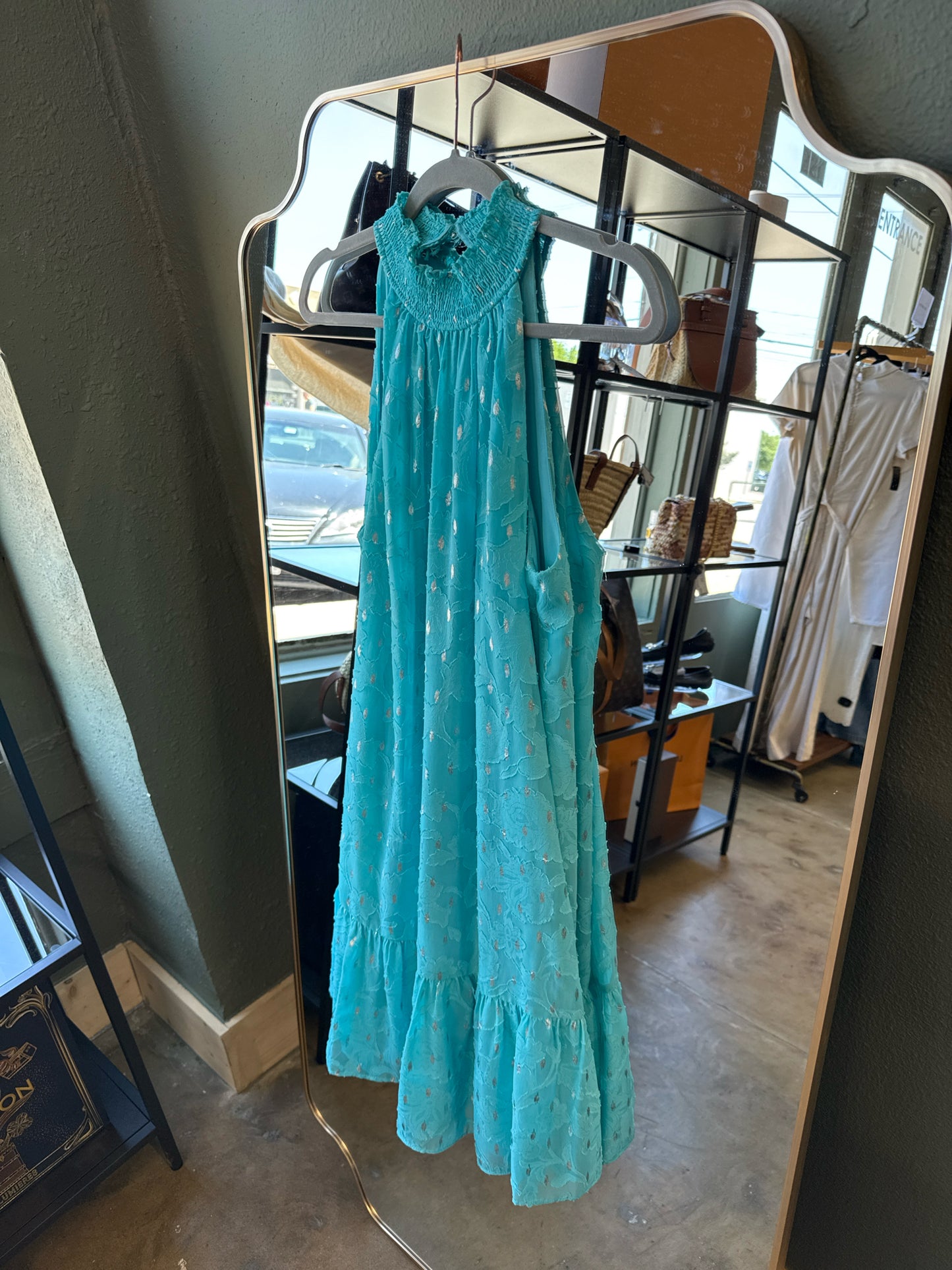 Kensie Size 6 Teal Dress