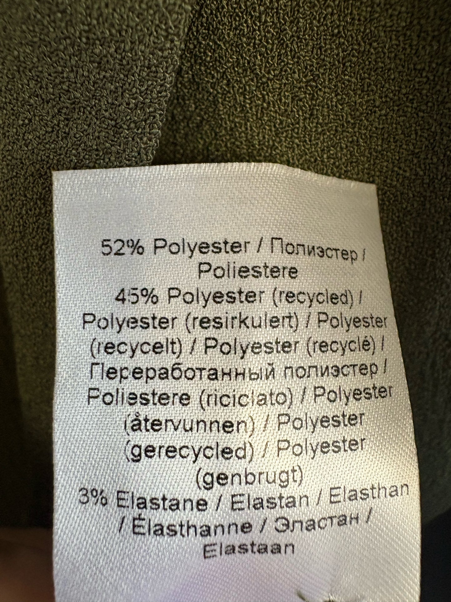 Ganni Size 34 Olive Dress