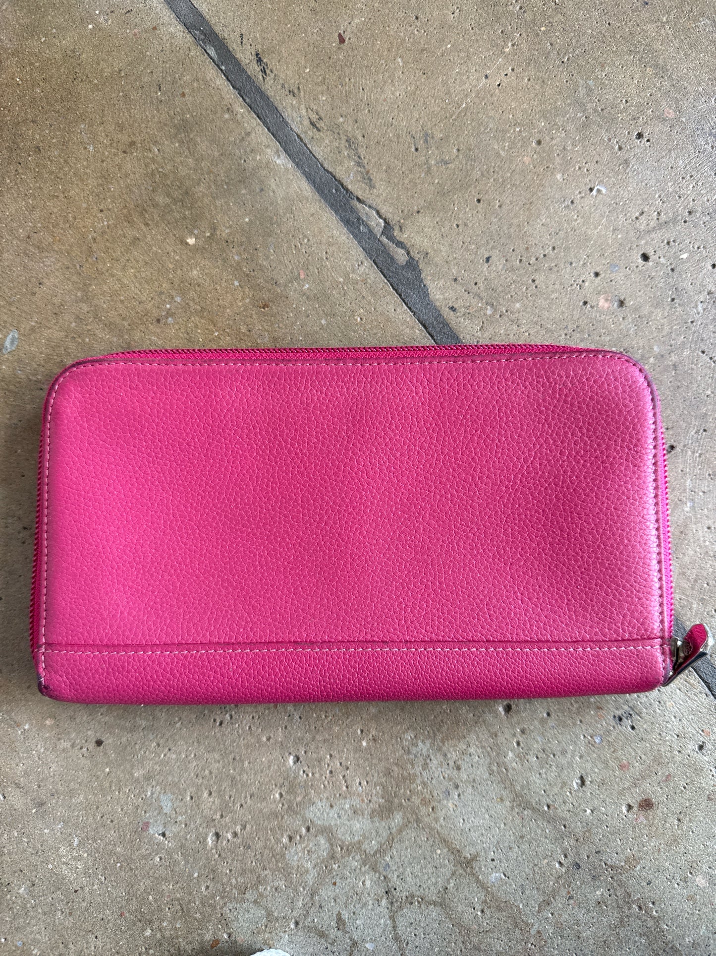 Longchamp Pink Wallet/Wristlet
