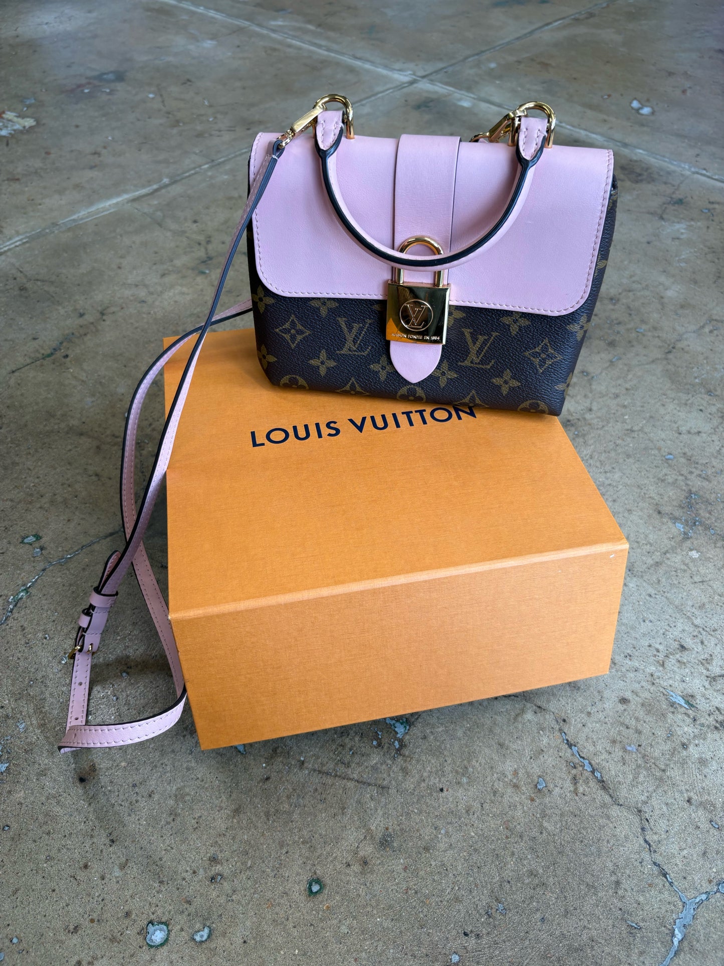 Louis Vuitton Brown/Pink Purse