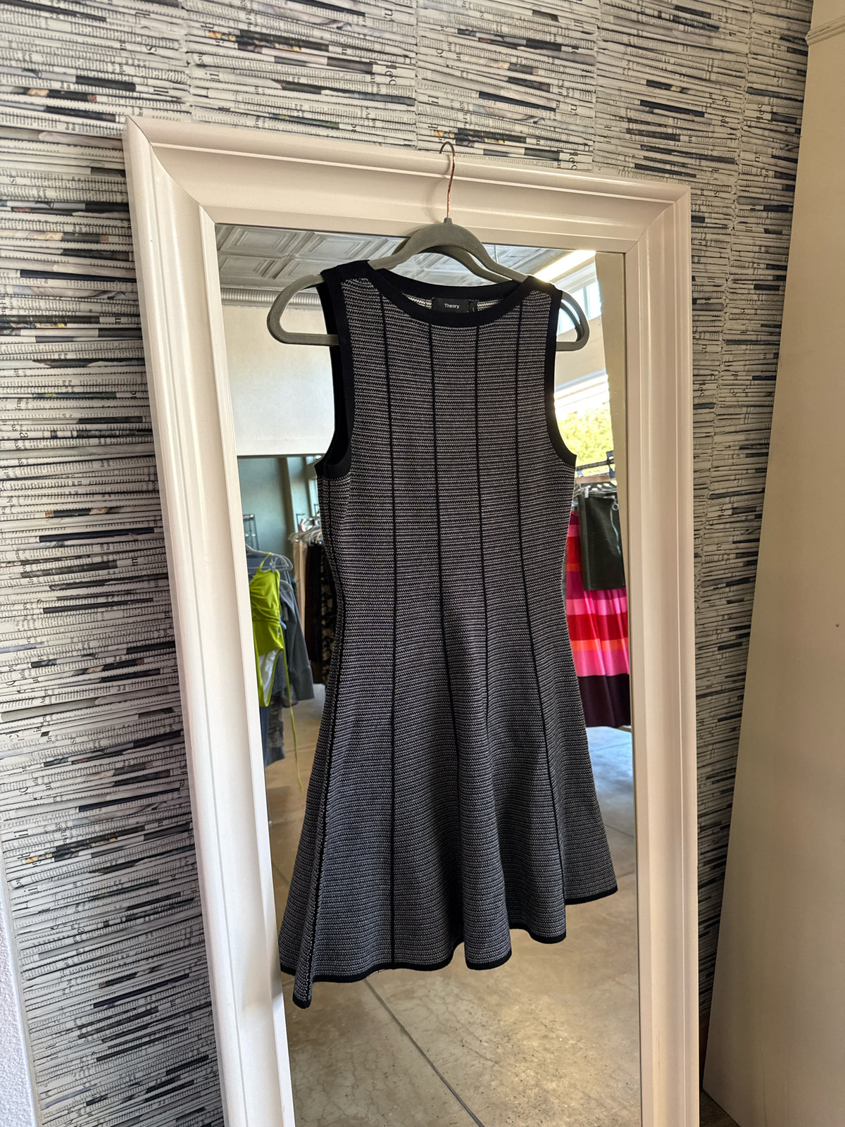 theory Size S B&W Dress
