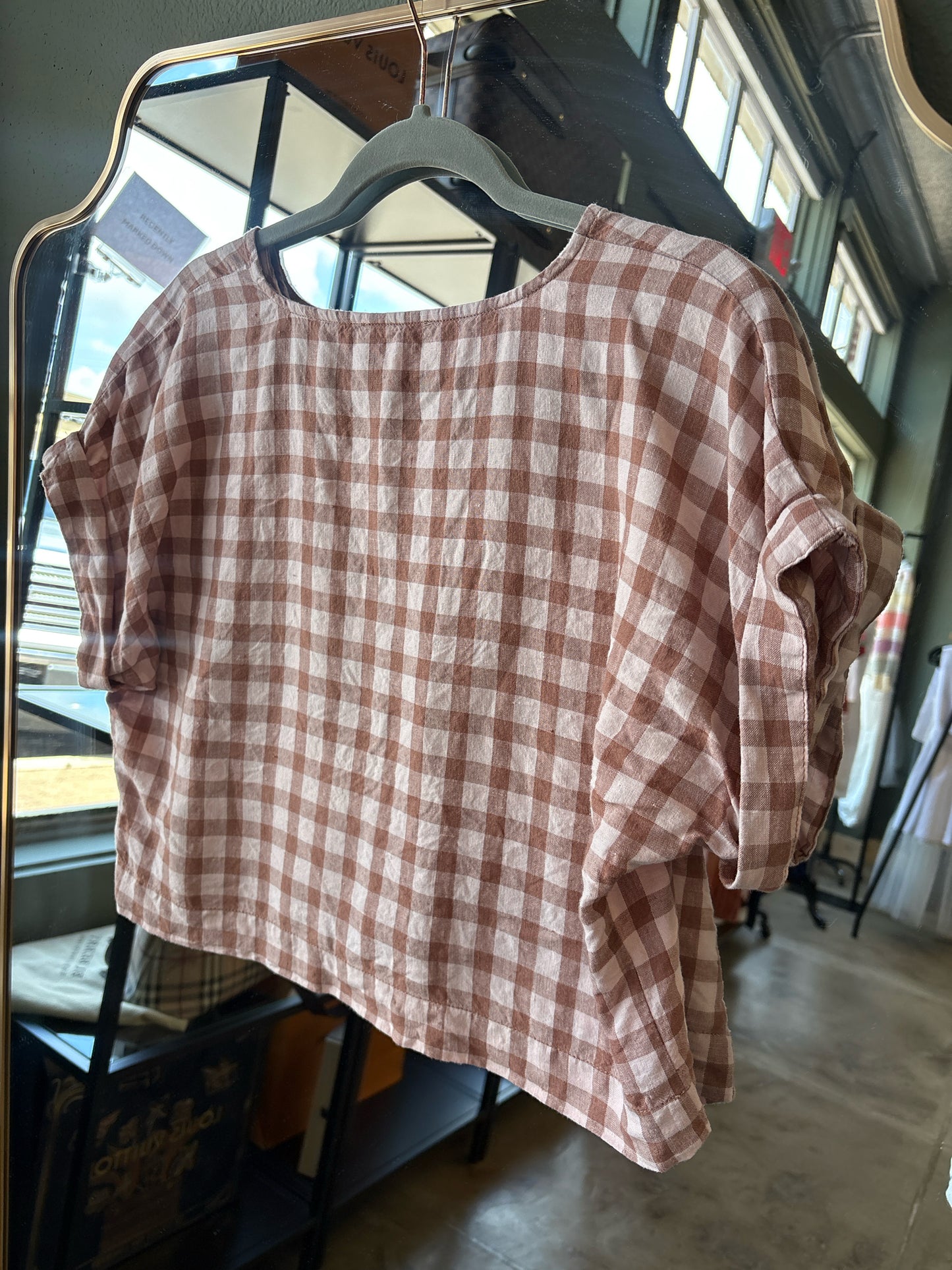 Lou & Grey Size S pink and brown Top