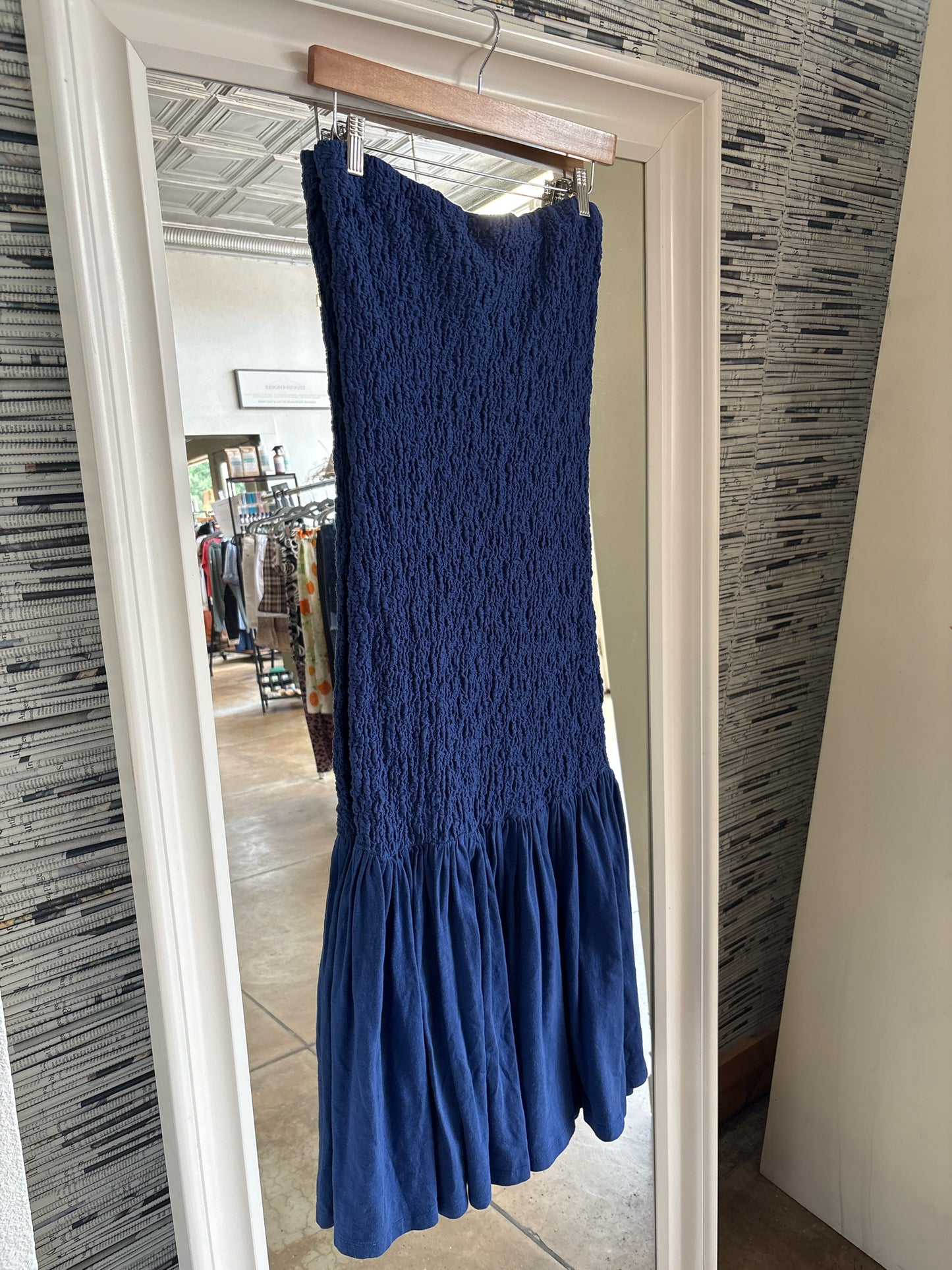 Celandine Size SP Blue strapless Dress