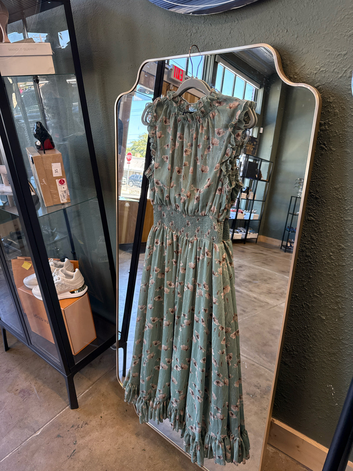 Lulus Size M Green Dress