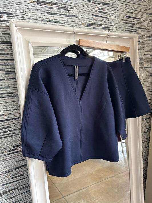free people Size S Navy Two Piece Set