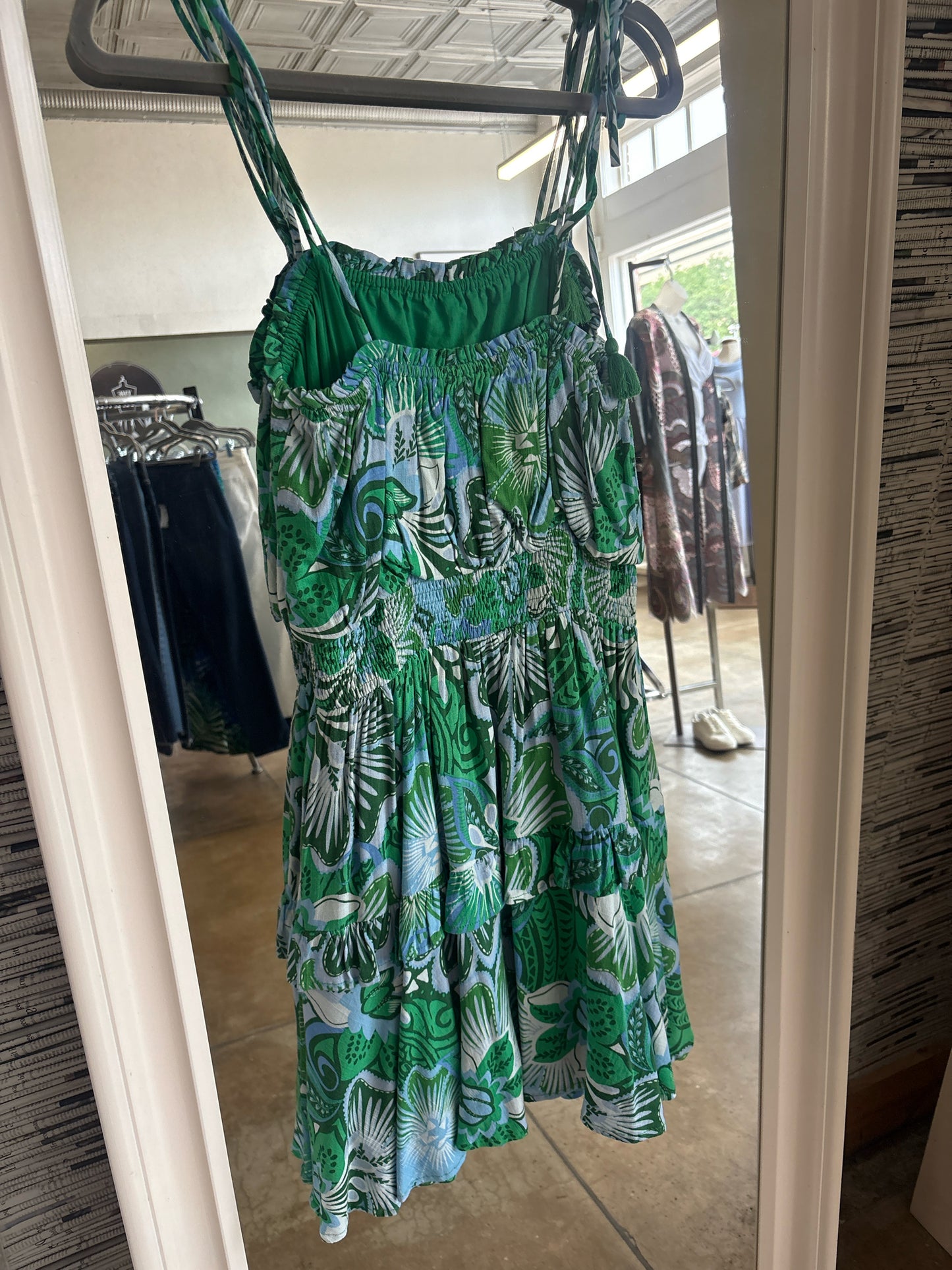 Sugarlips Size S green and blue Dress