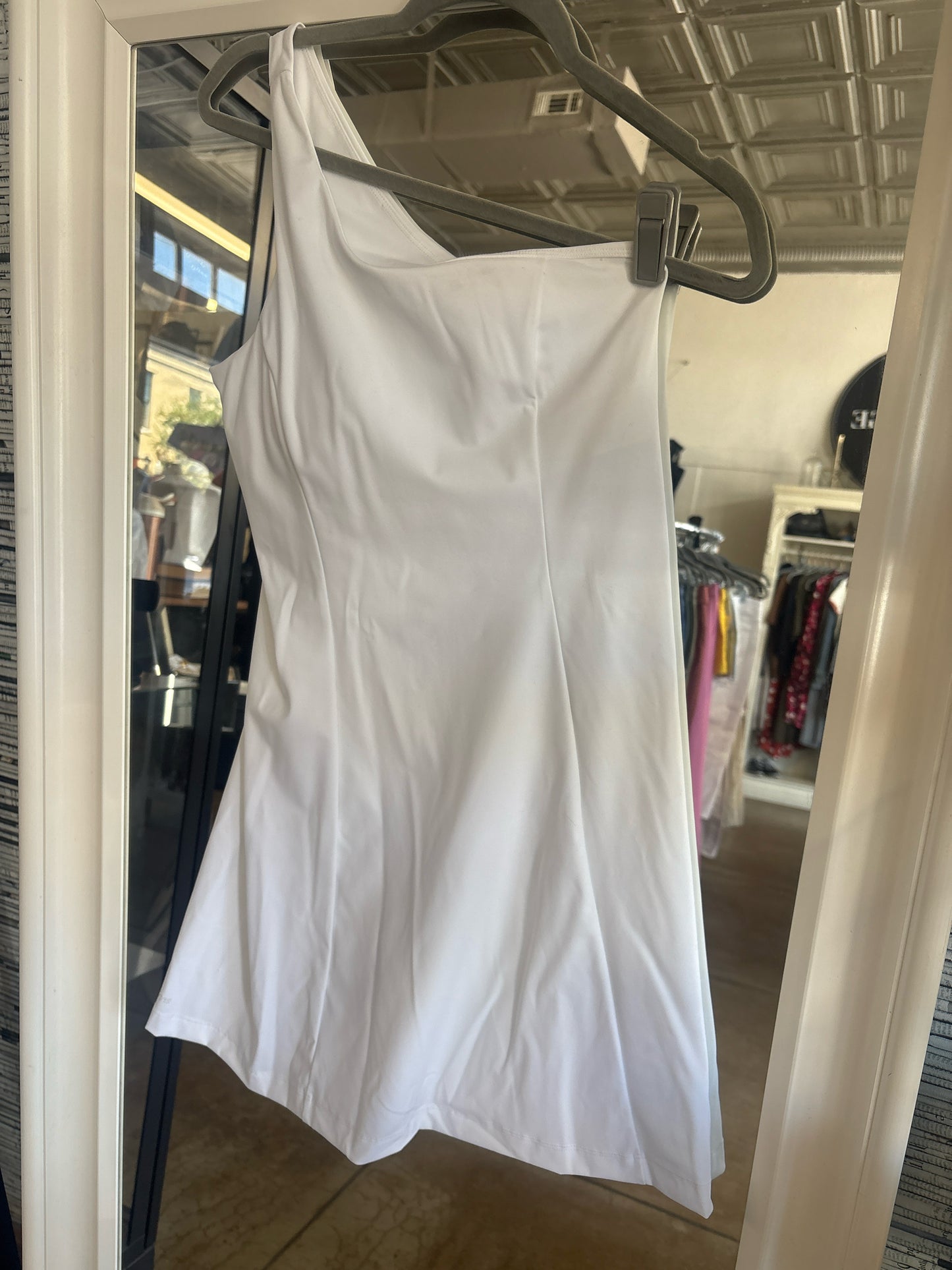 outdoor voices Size S White One shoulder Dress