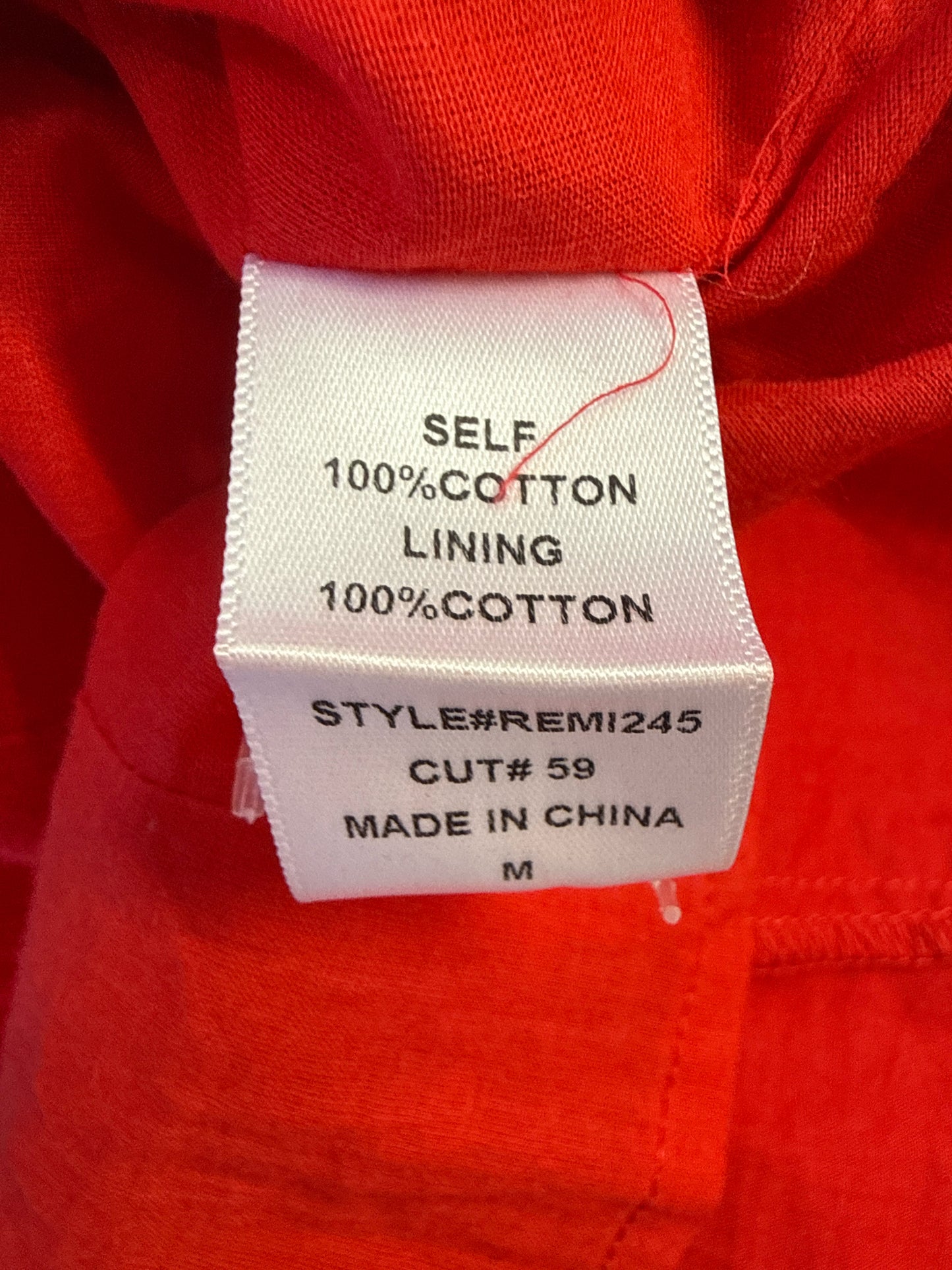 Reminiscence Size M Red Dress