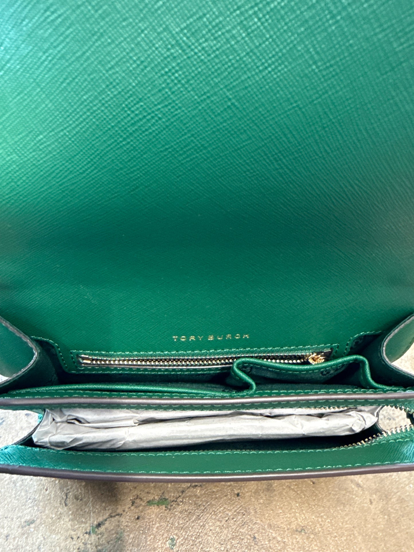 Tory Burch Green Purse