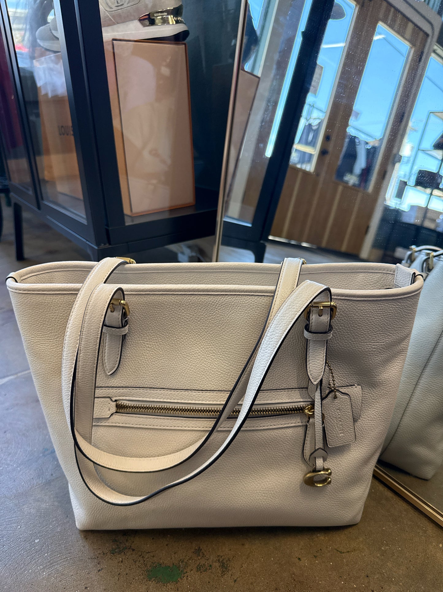 COACH Cream Purse