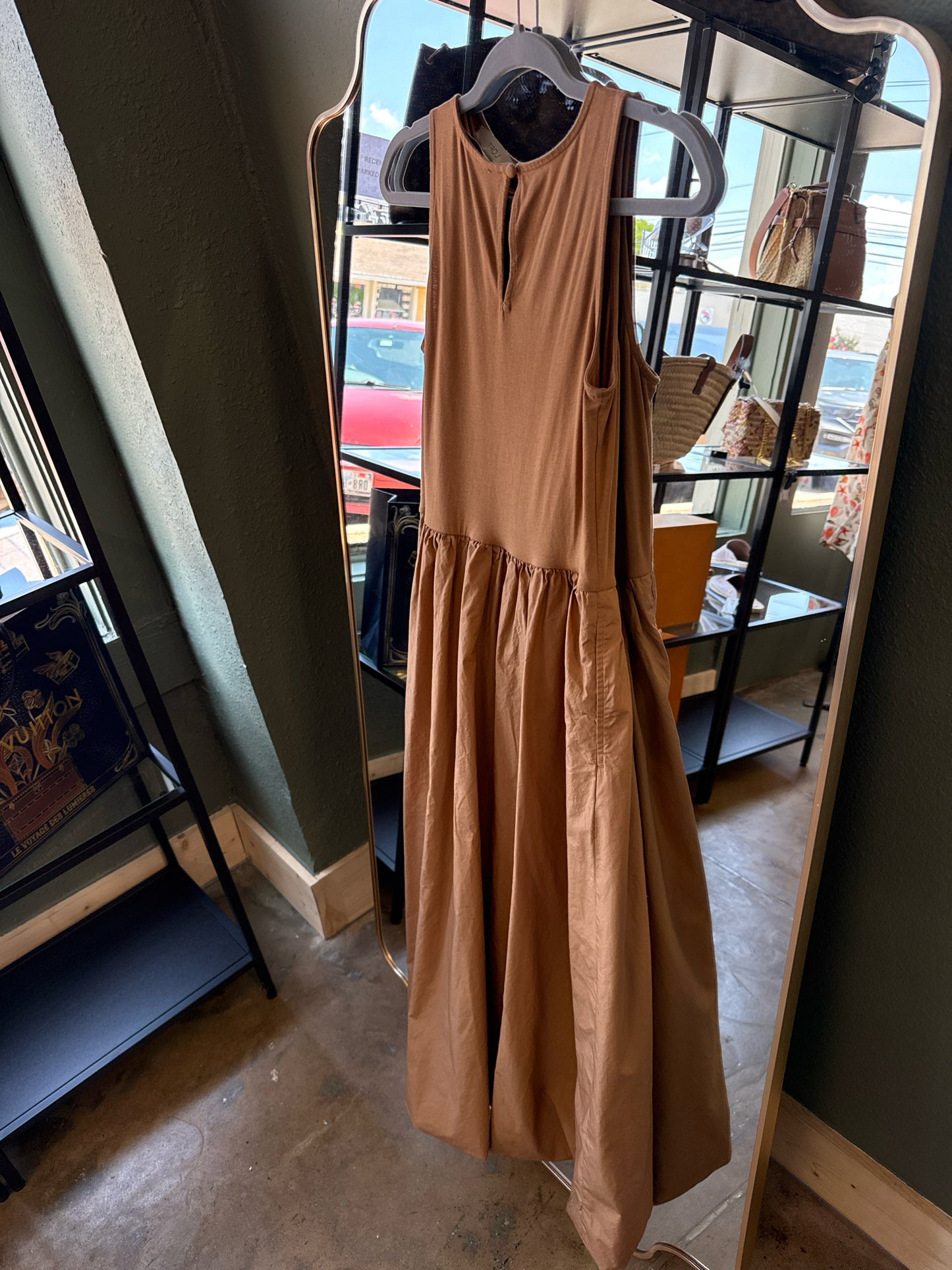 LOFT Size 4 Brown Dress