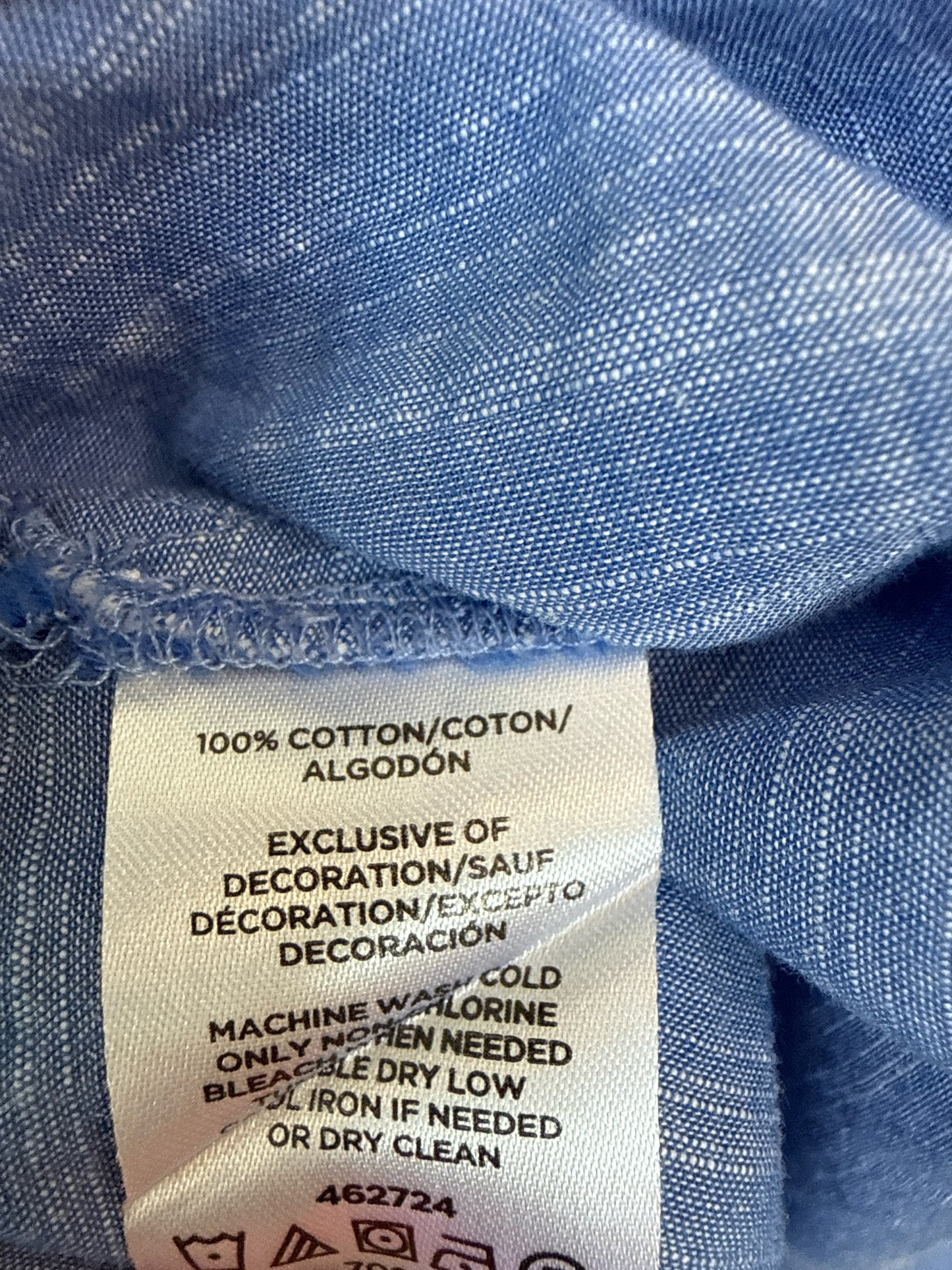 LOFT Size XSP Blue Top