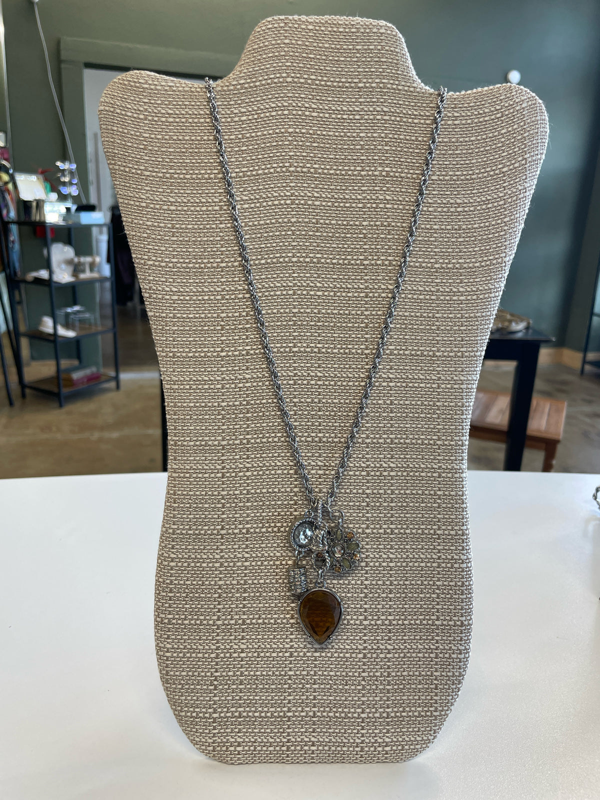 LOFT Silver charms Necklace
