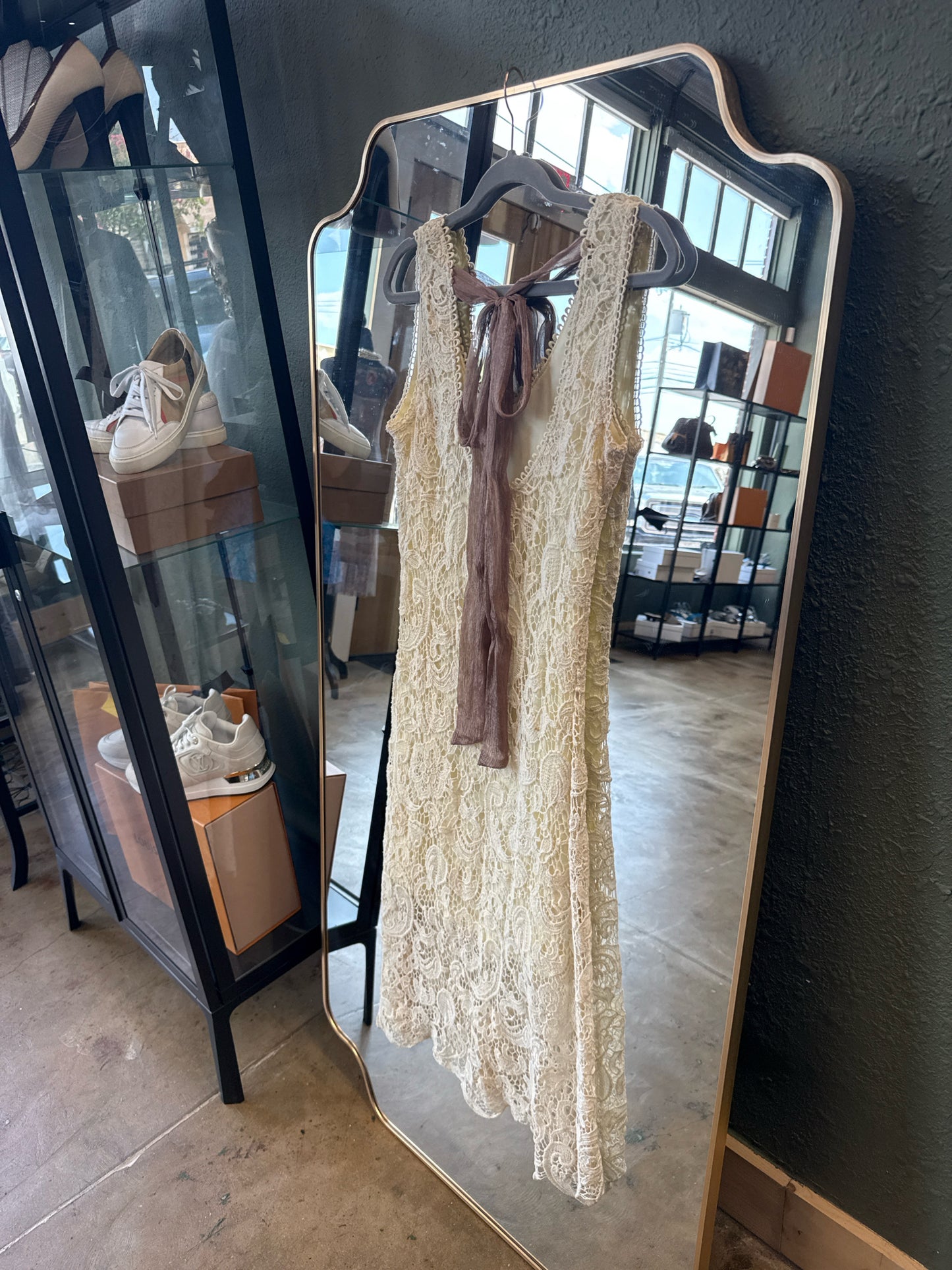 a'reve Size M Cream Dress