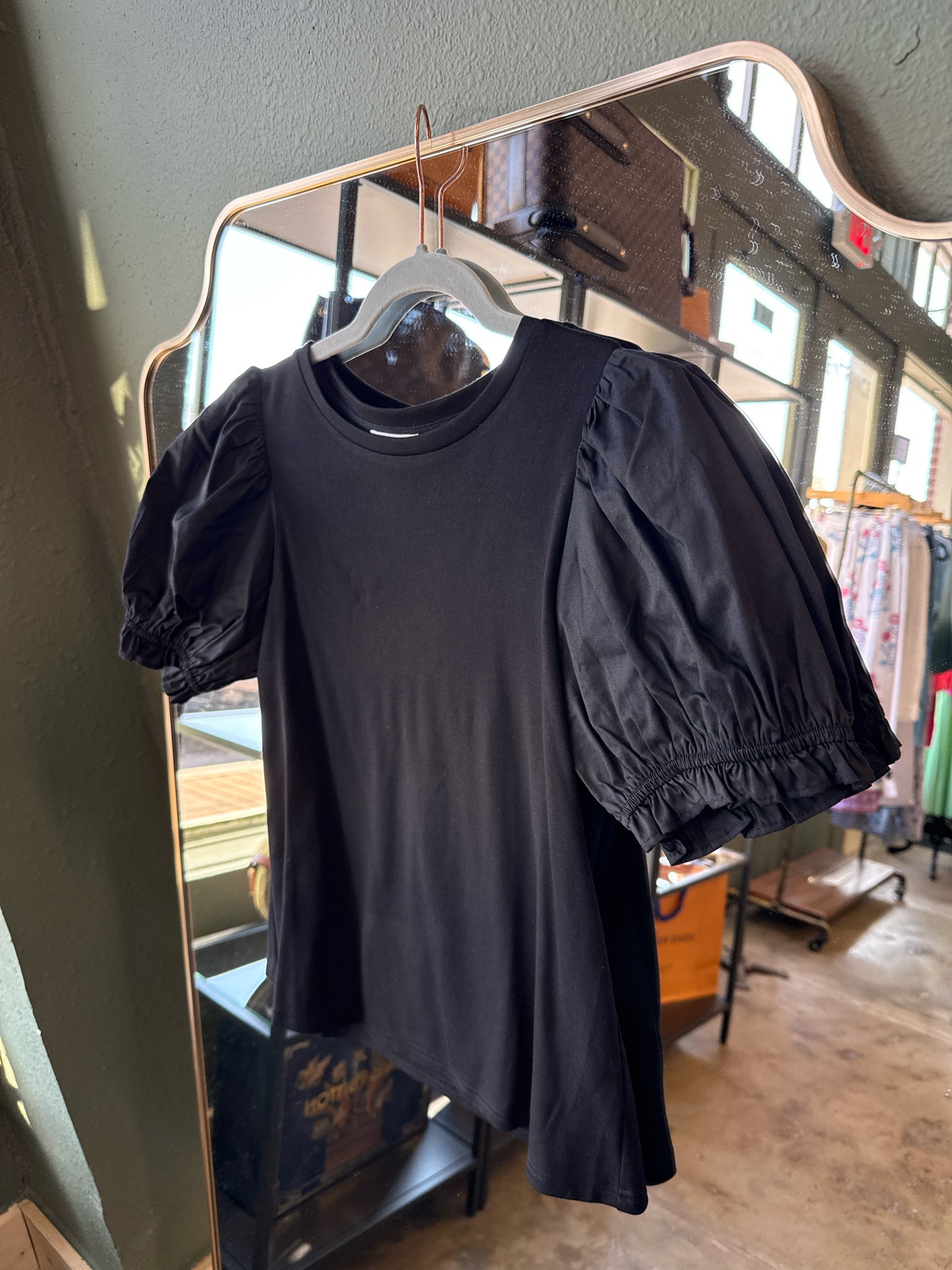 mittoshop Size S Black Top