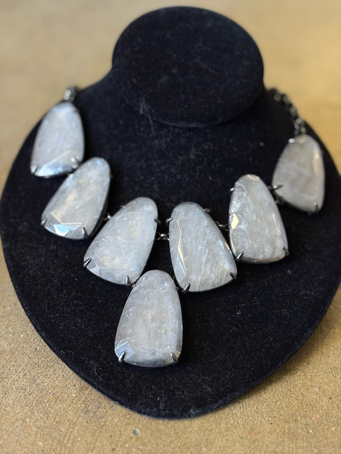 kendra Scott White Statement Necklace