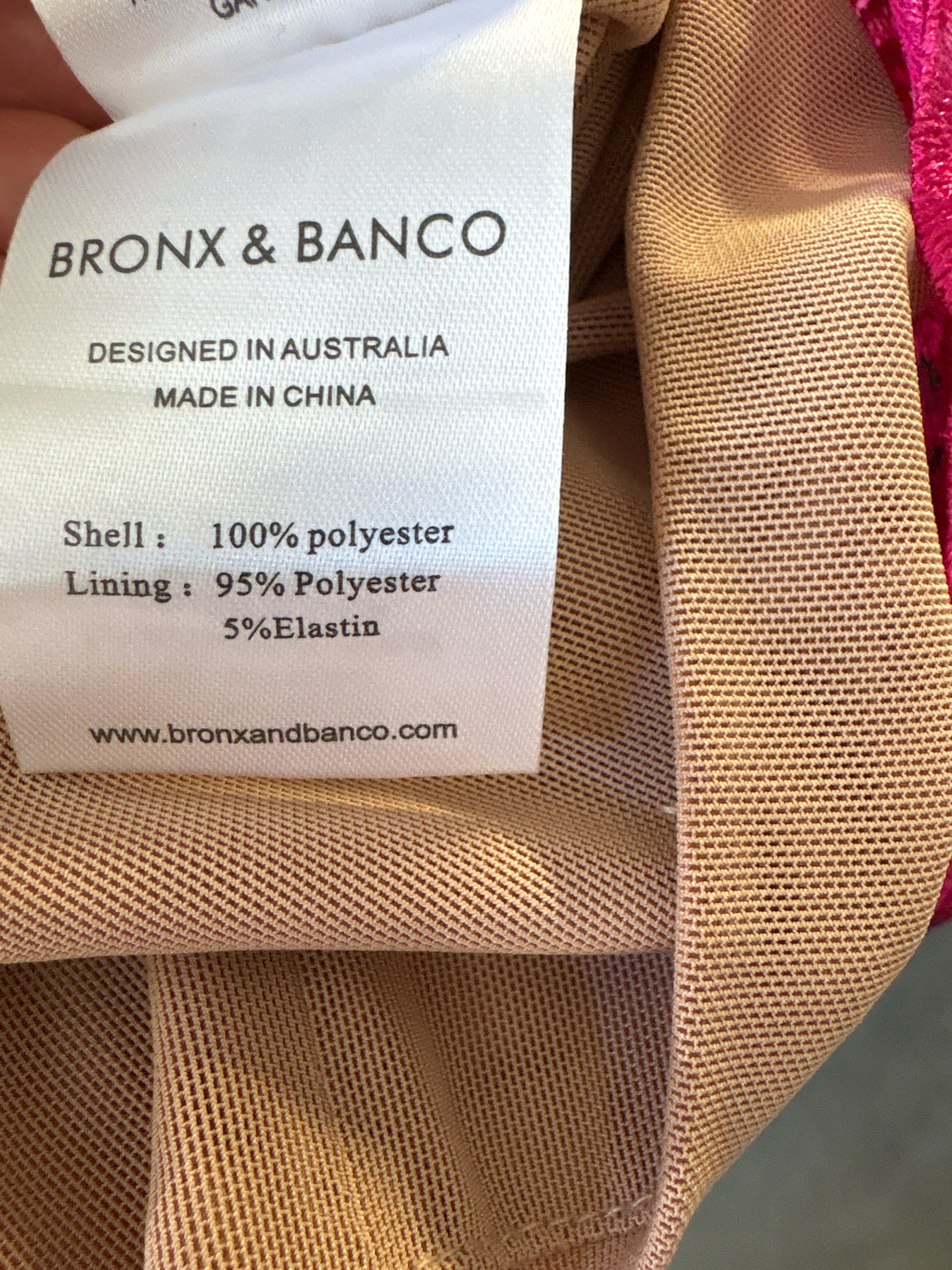 Bronx & Banco Size L Fuschia Floral Formal