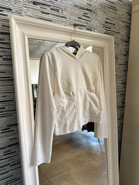 2 Saints Size XL White Sweatshirt/Hoodie