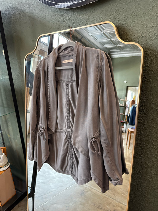 Max Jeans Size M Gray Kimono/Shawl