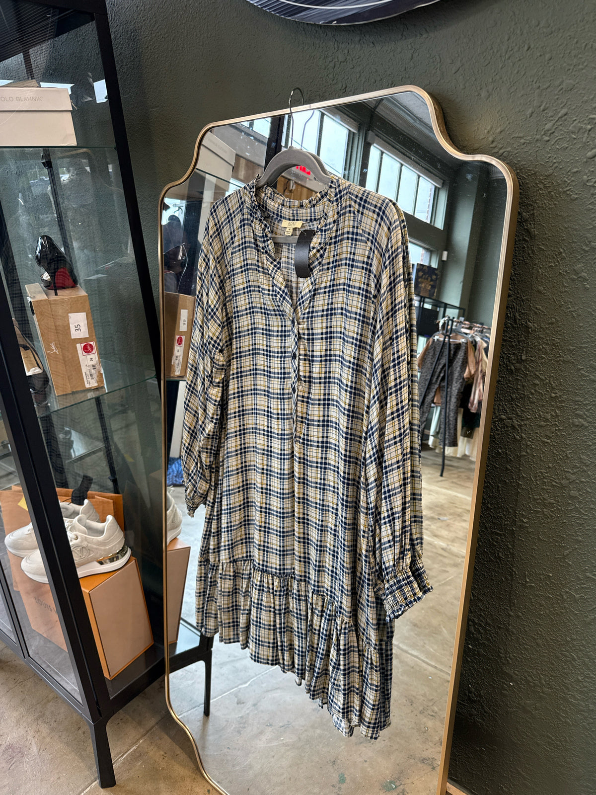 Kori Size M plaid Dress