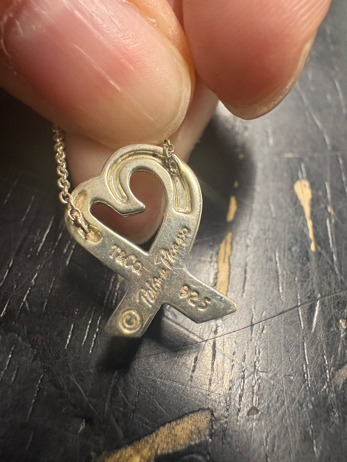Tiffany & Co. Silver Heart Necklace