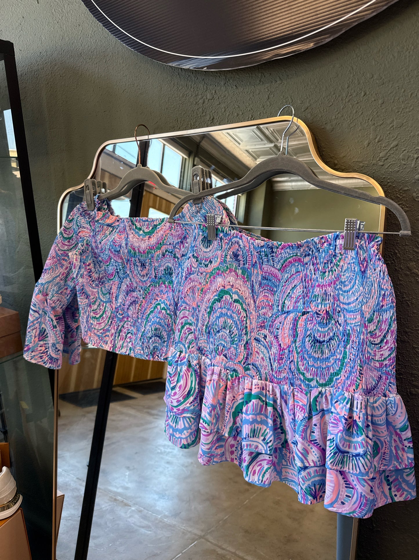 Lilly Pulitzer Size S Purple/Blue Two Piece Set