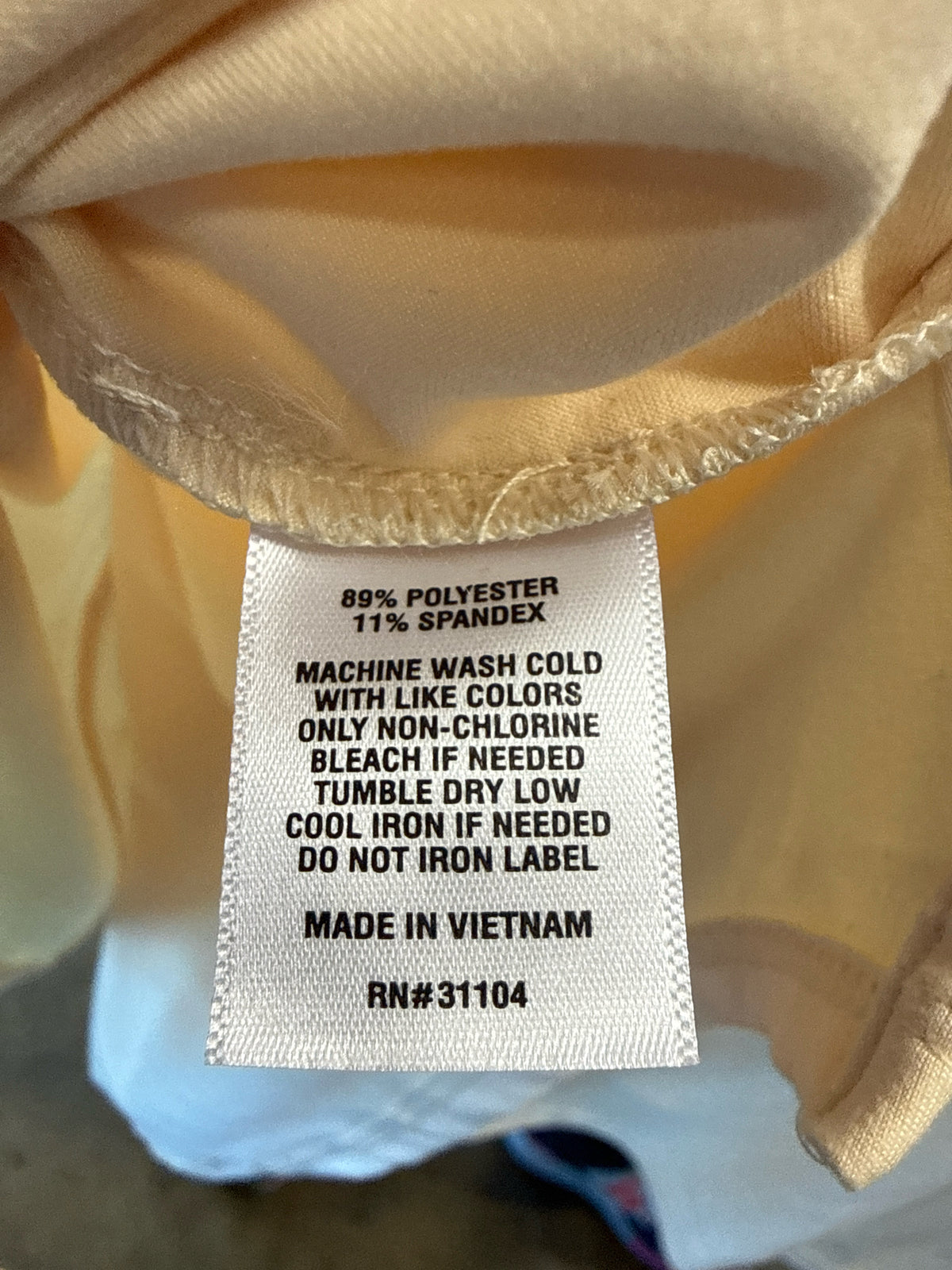 Wonderly Size XL Yellow Top