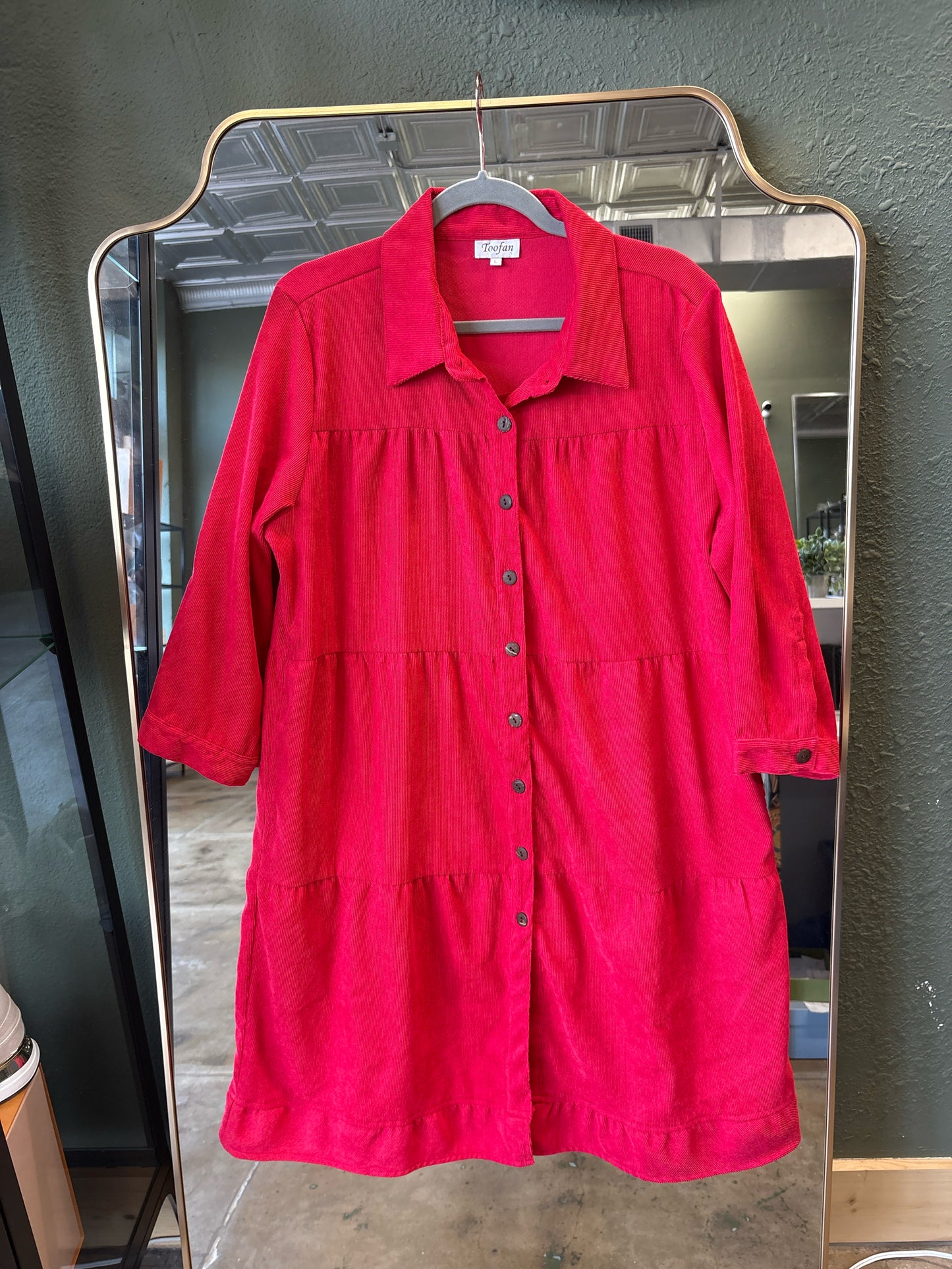 Toofan Size L Red Dress