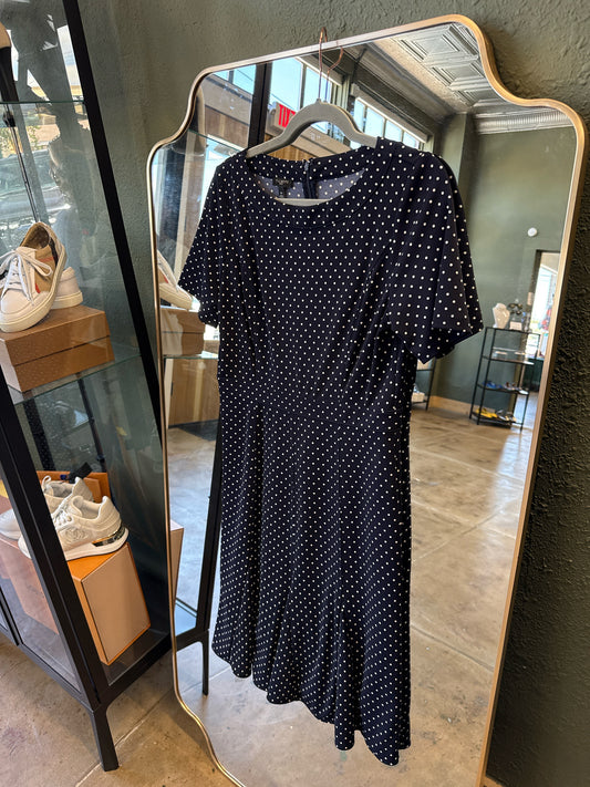 TALBOTS Size 8P Navy Dress