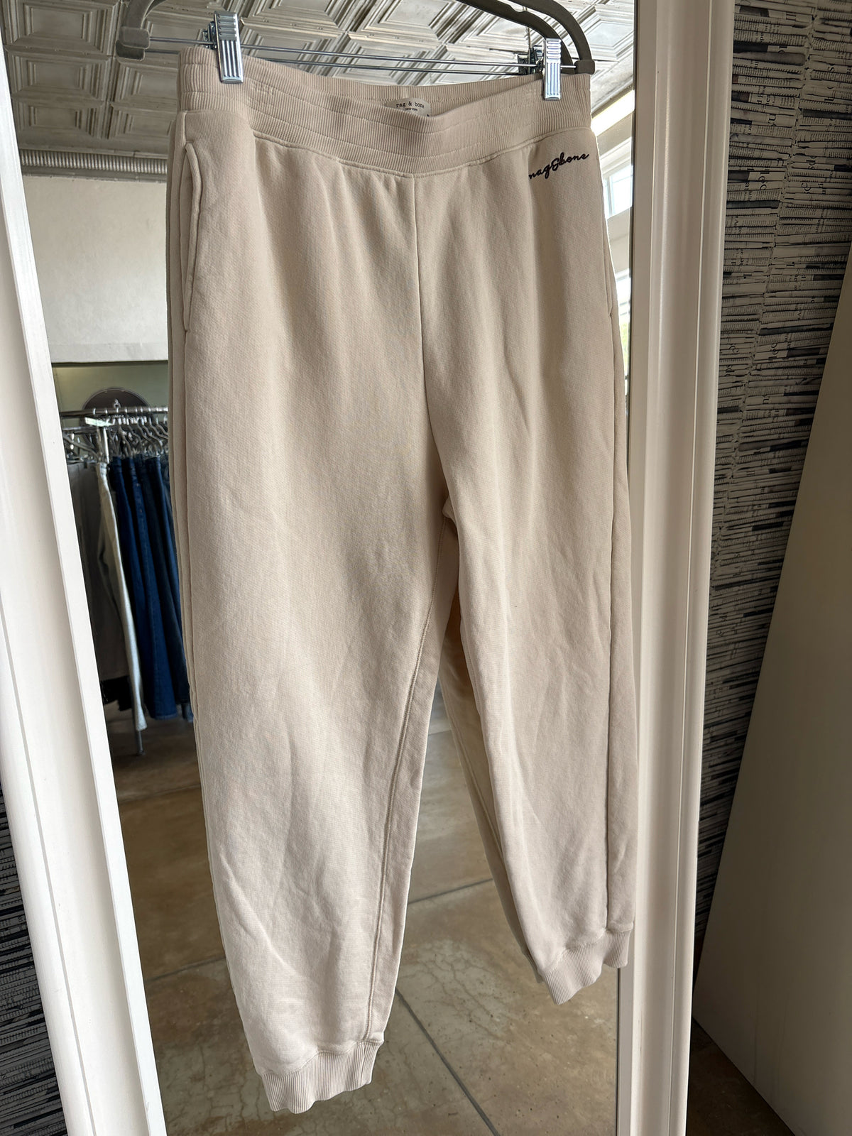 Rag & Bone Size M Cream Two Piece Set