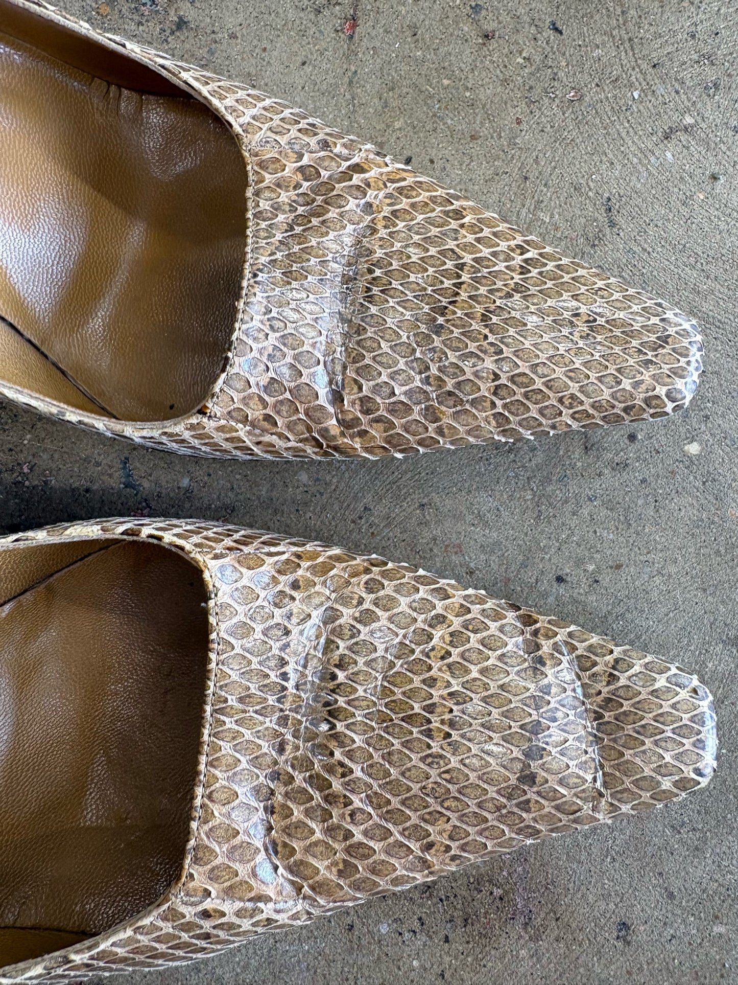 Gucci Shoe Size 39.5 Tan Heels