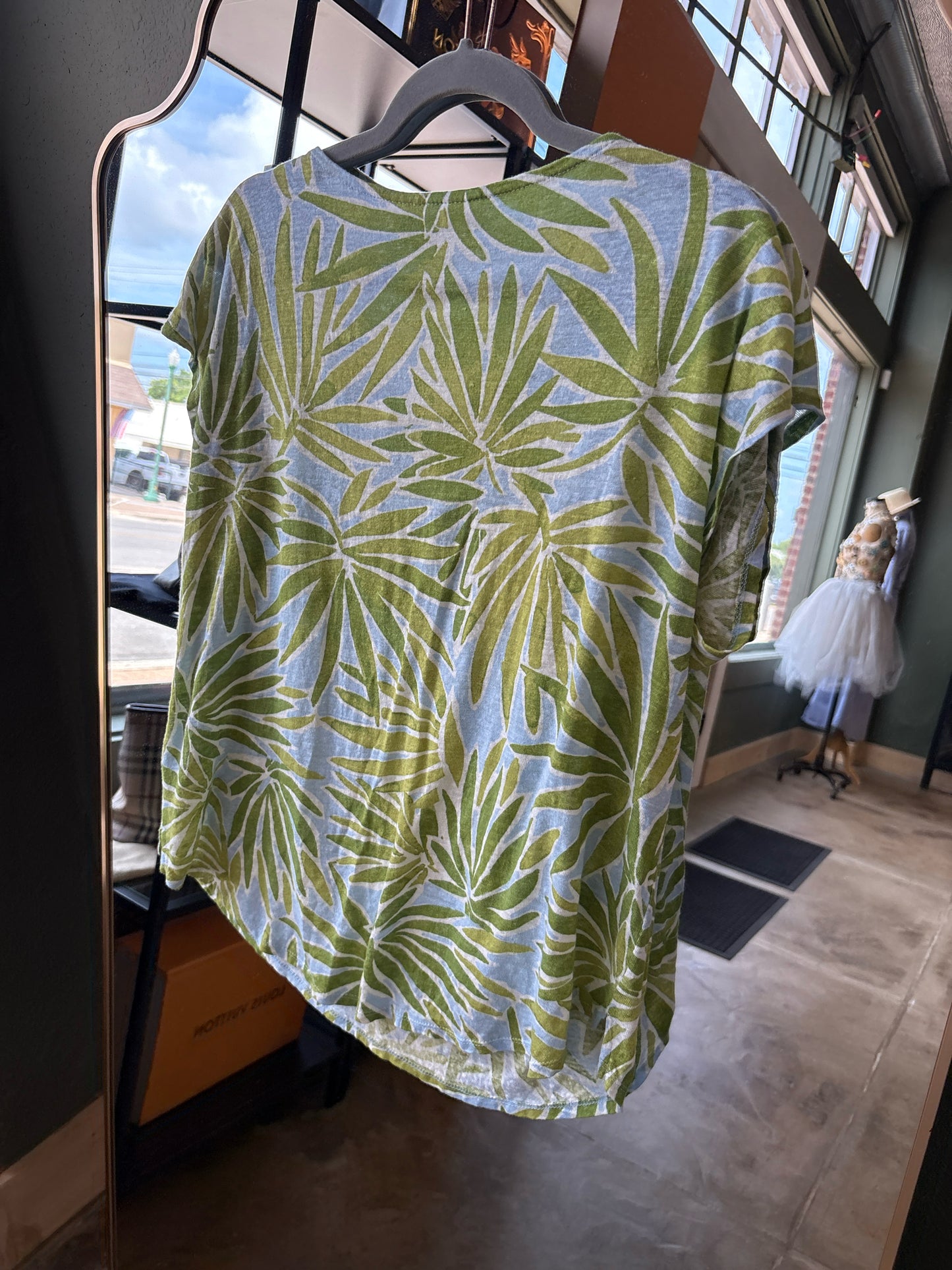 Sigrid Olsen Size XL green and blue Top