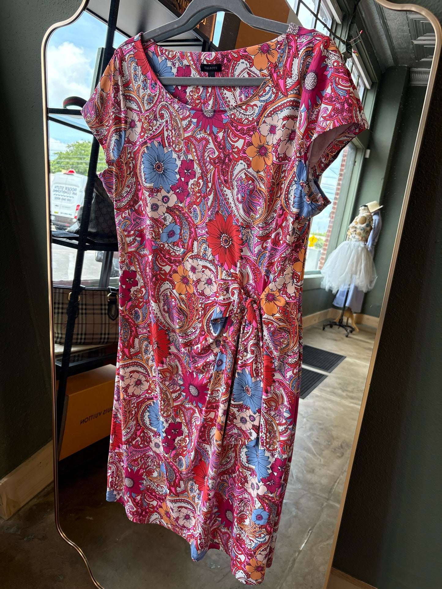 TALBOTS Size L multi Dress