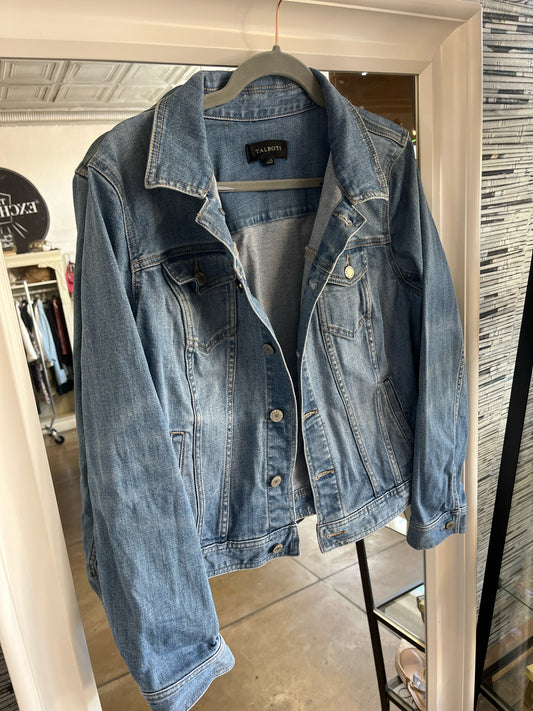 TALBOTS Size L Denim Jacket