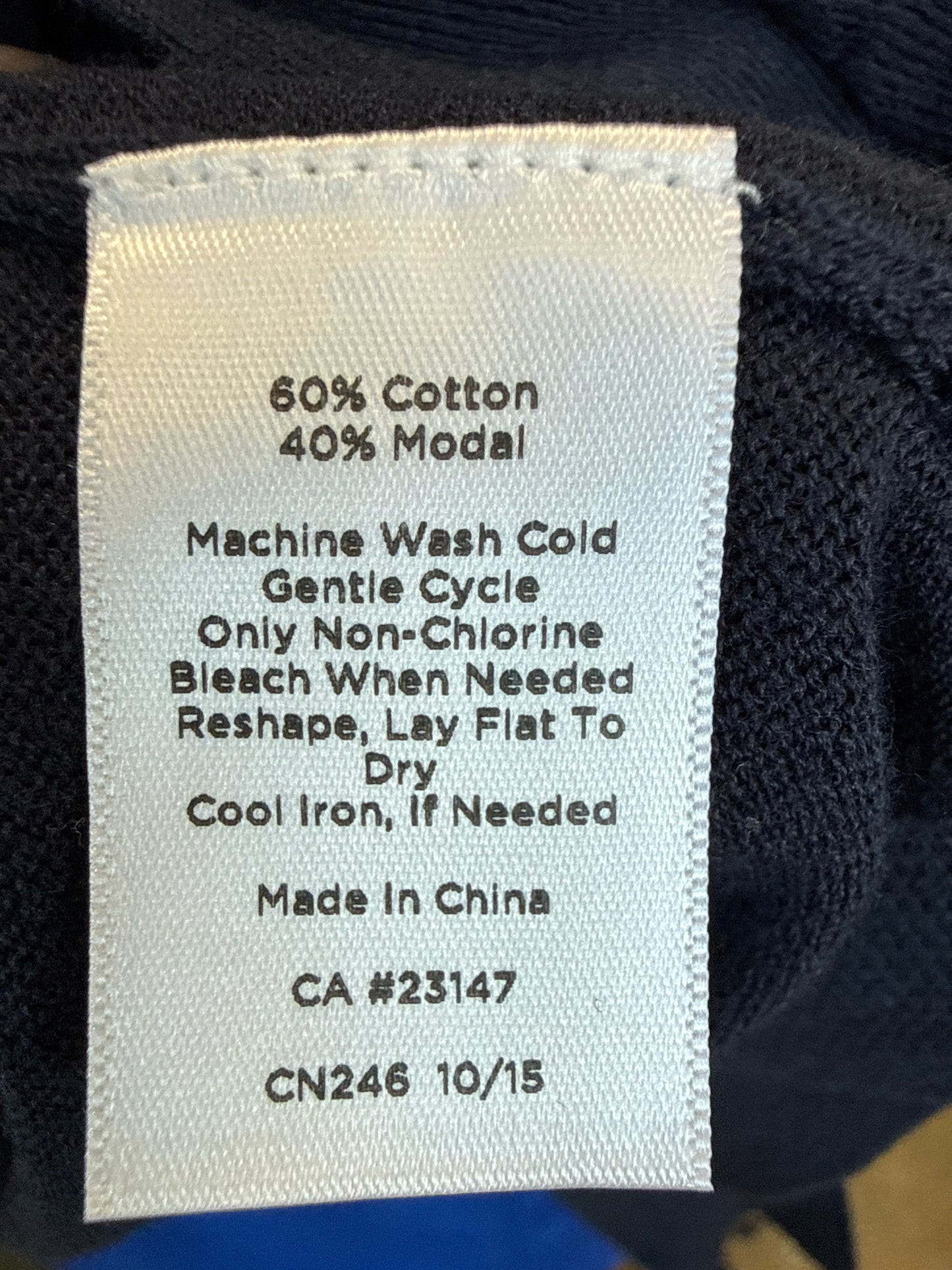 TALBOTS Size M Navy Sweater