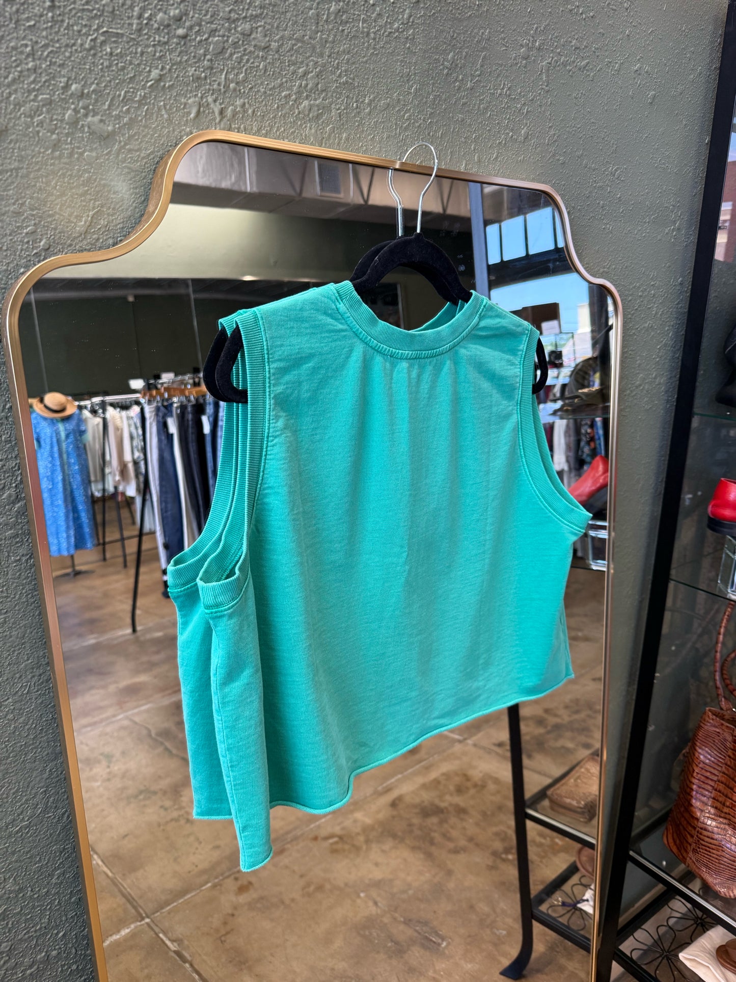 By Together Size M Green Top