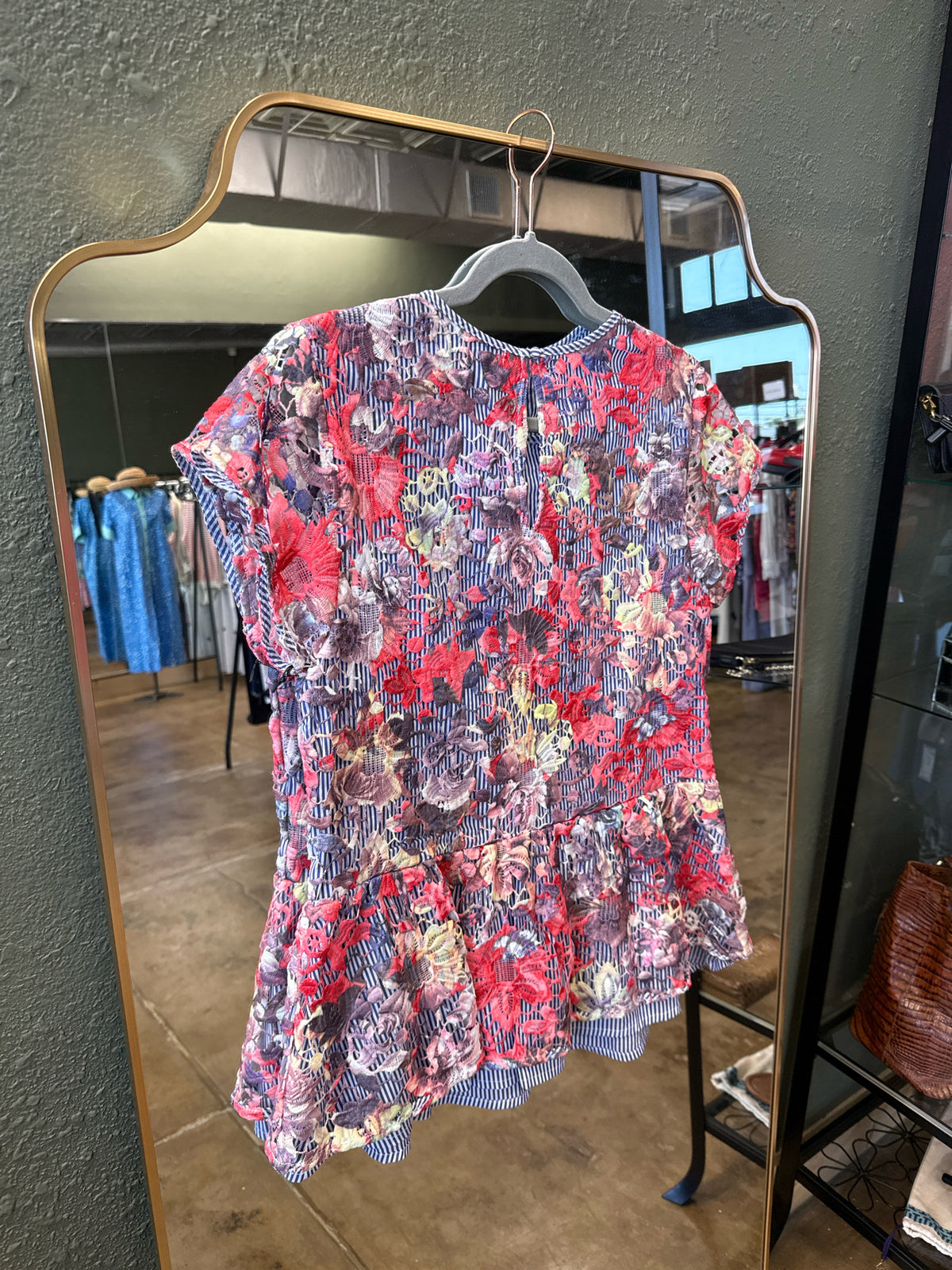 halogen Size S Blue/Multi Top