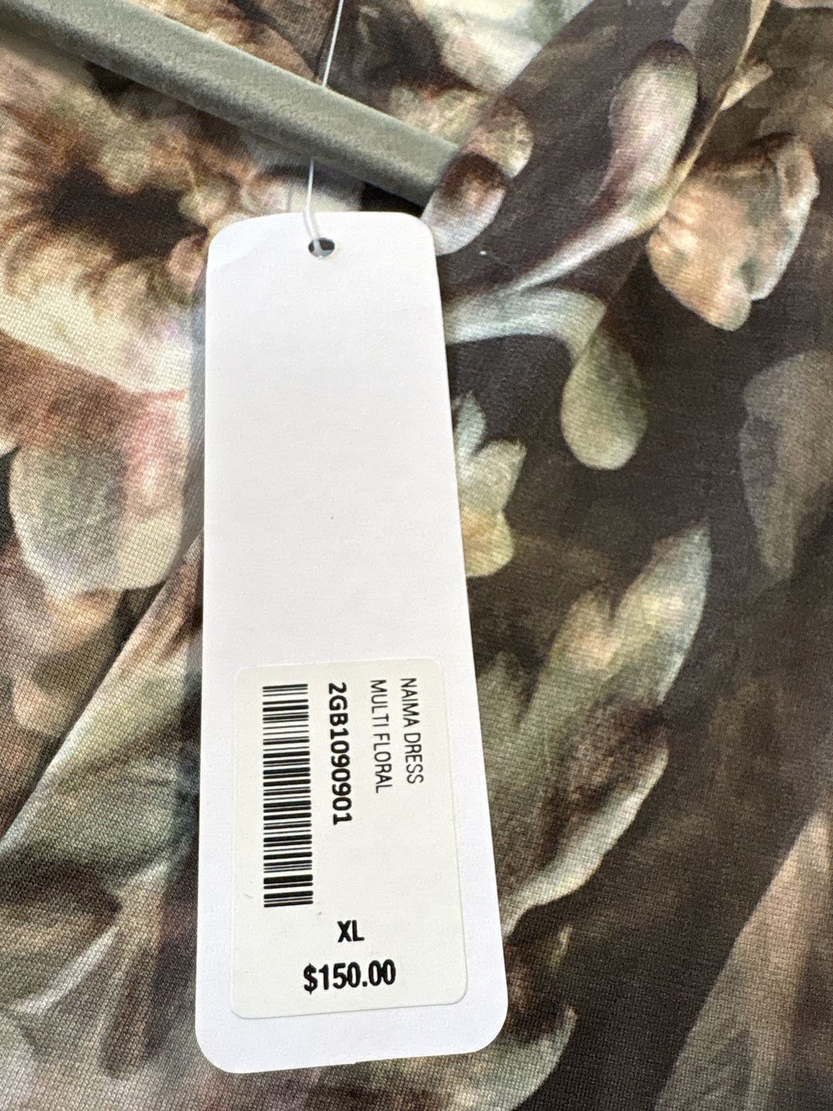 Soft Surroundings Size XL Gray Floral Dress