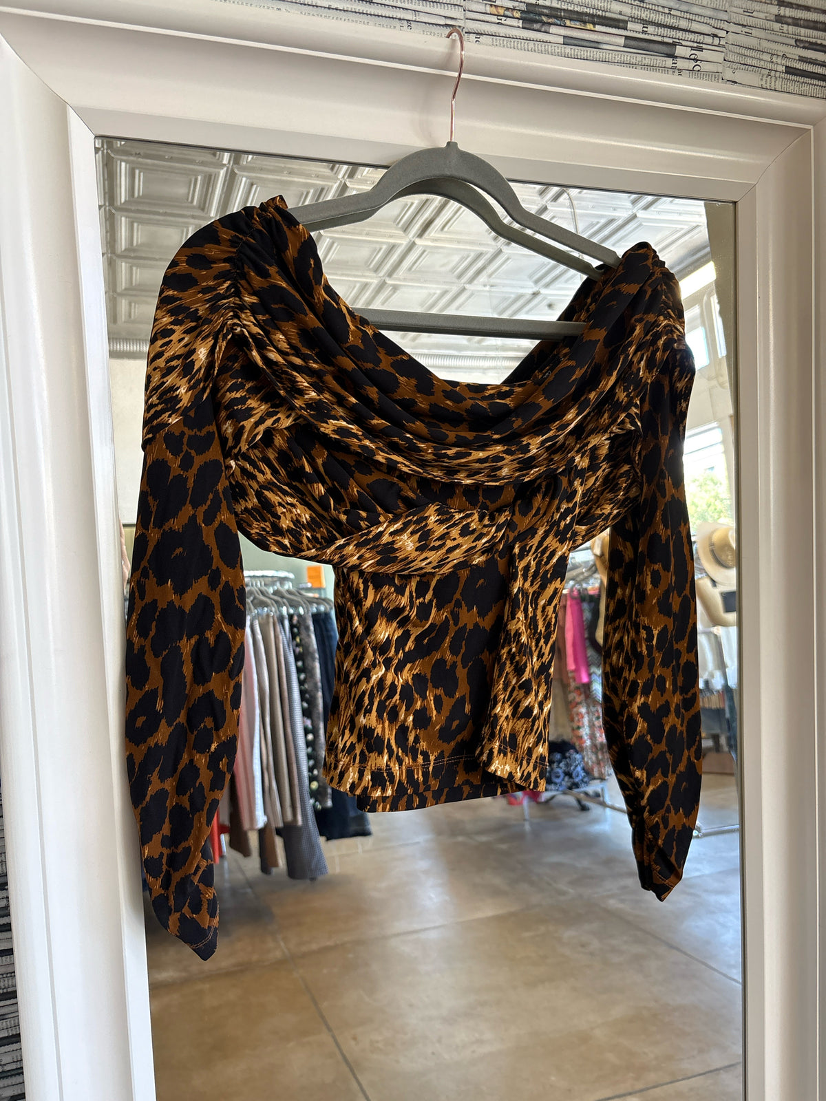 Cara Cara Size S Leopard Top