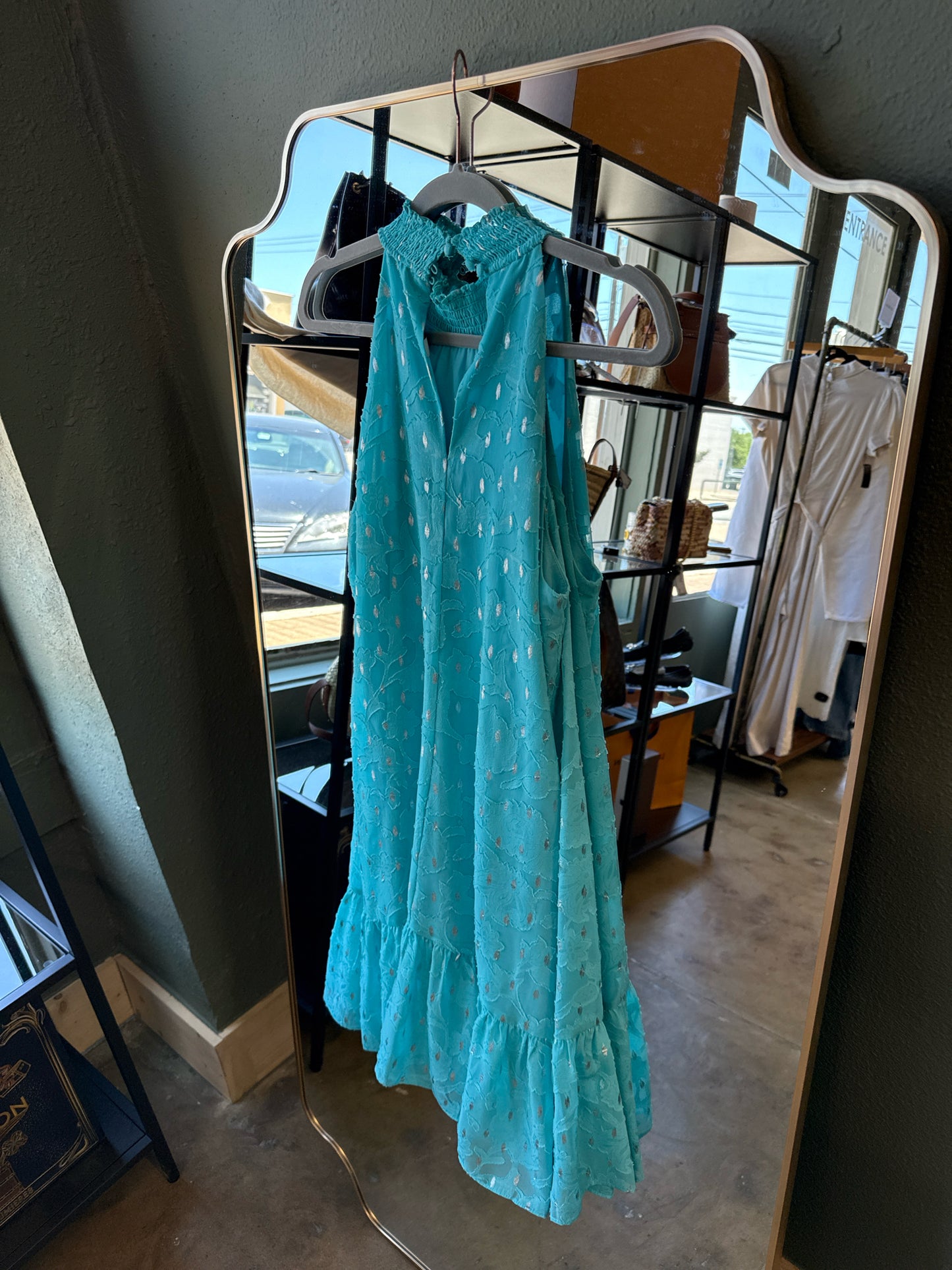 Kensie Size 6 Teal Dress