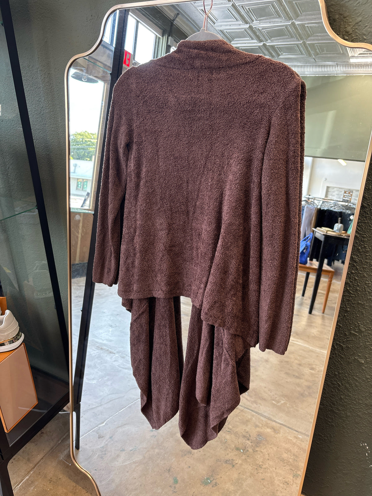 Barefoot Dreams Size S-M Brown Cardigan