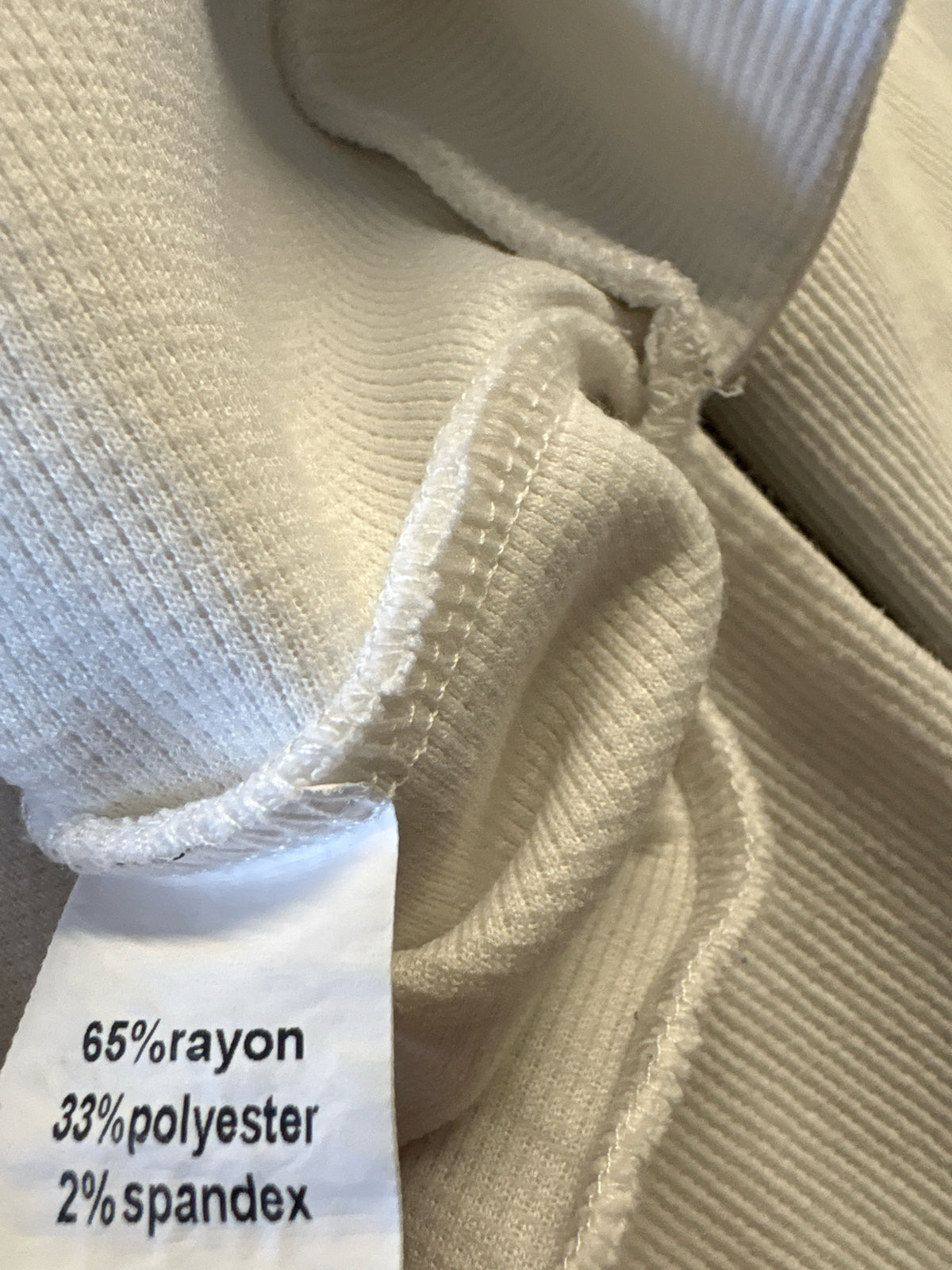 Anrabess Size S White Sweatshirt/Hoodie