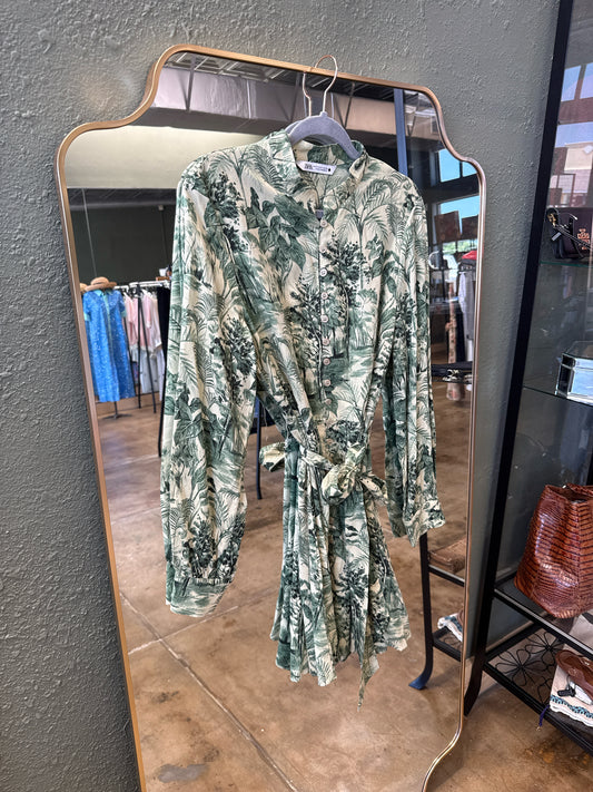 ZARA Size M Green Dress