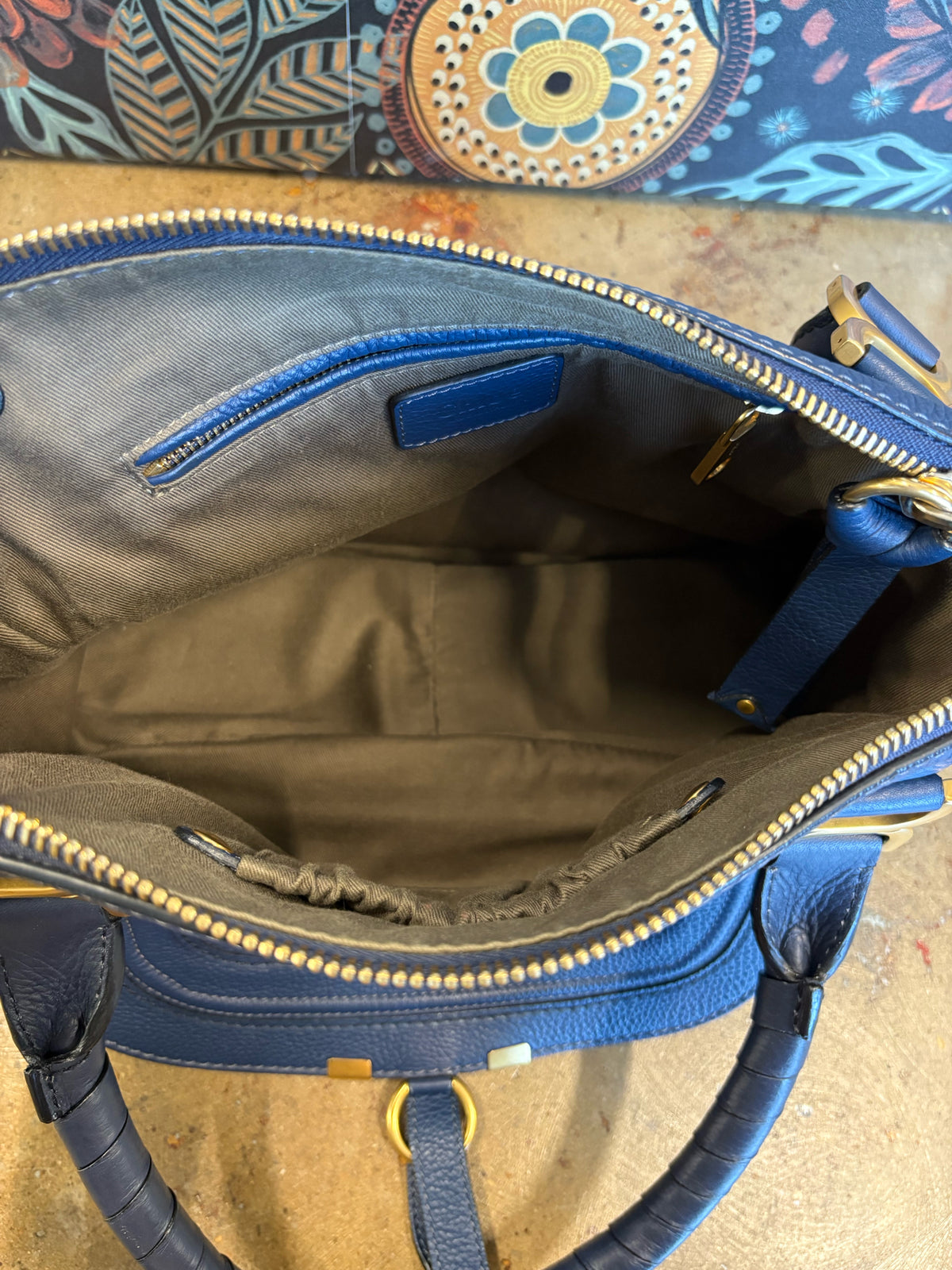 Chloe Navy Luxury